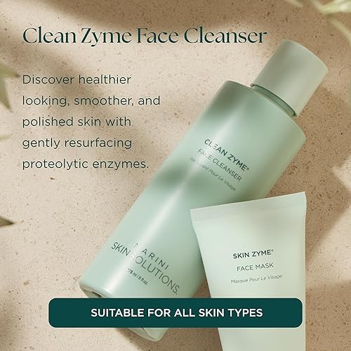 Miniatura 2 de Marini SkinSolutions Clean Zyme - Limpiador facial exfoliante con enzimas proteolíticas (papaína de papaya verde sin madurar) - Libre de crueldad