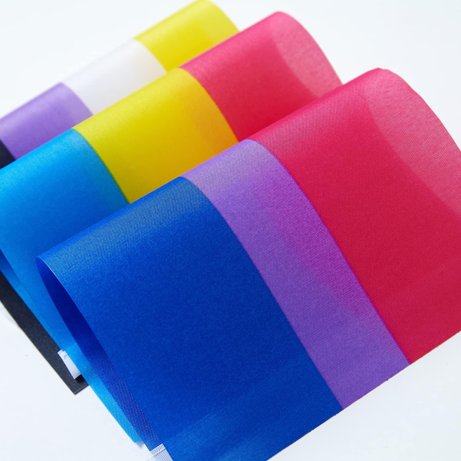 ZXvZYT Rainbow Pride Flag Set Rainbow Desk Flag Small Mini Gay LGBT Office Table Flags with Stand Base Party Decorations - Image 5