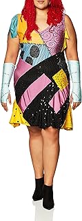 womens Tim Burtons the Nightmare Before Christmas Sally Glam Adult Costume