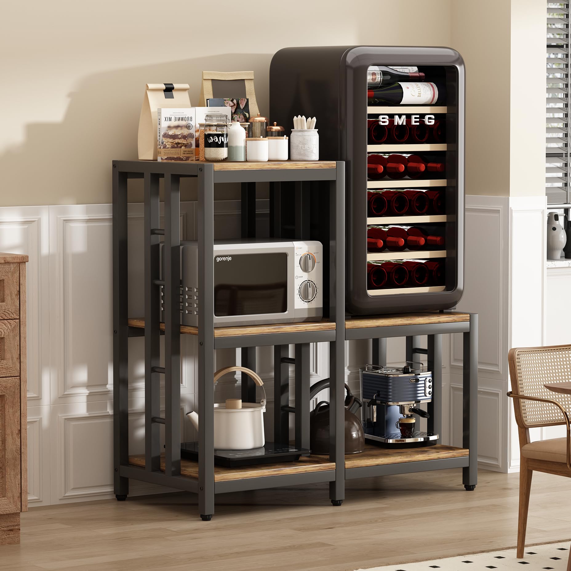 Amazon.com - SNINGXZJS KING Mini Fridge Stand with Storage