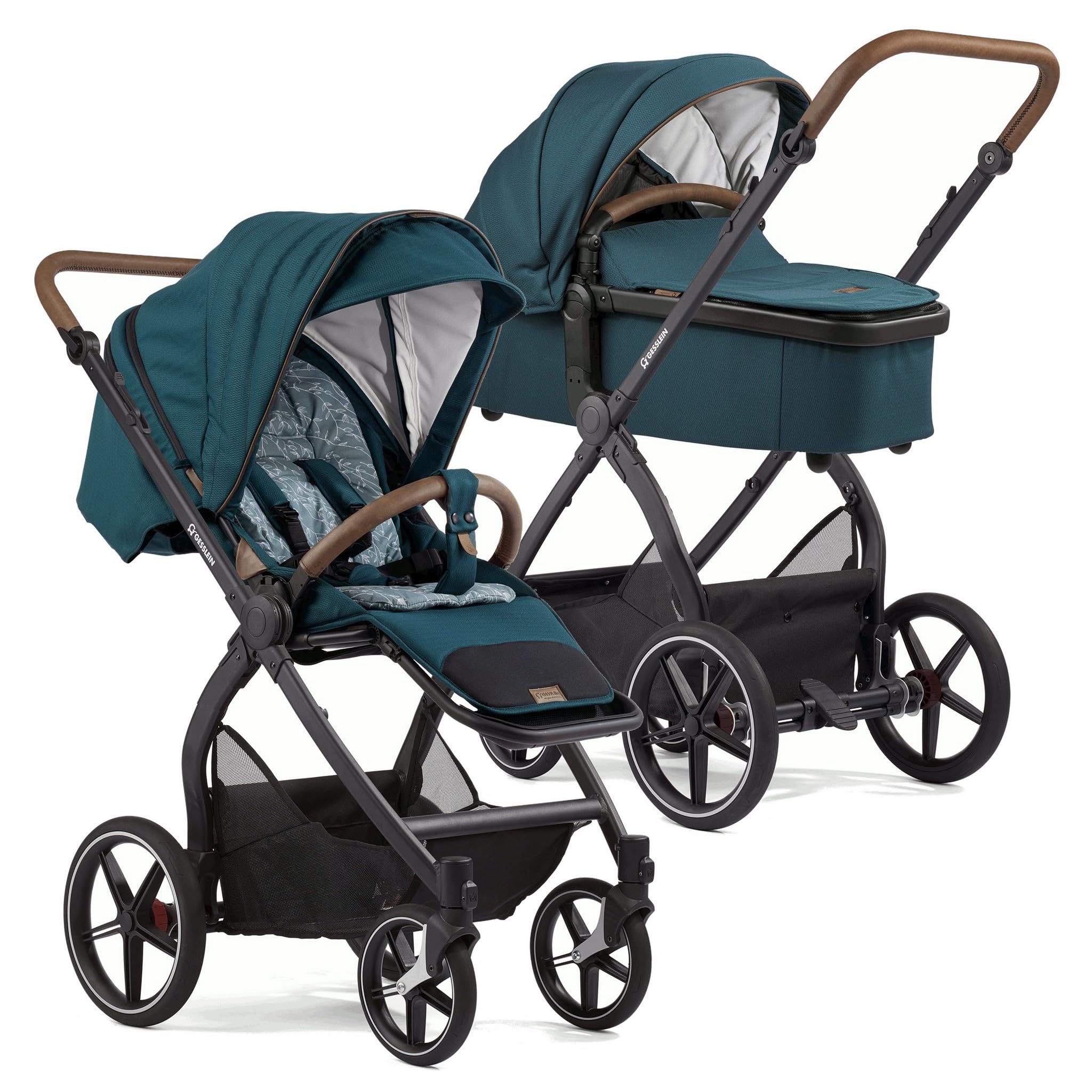 Gesslein FX4 Swing 2in1 Kinderwagen-Set inkl. Babywanne Panorama Relax 650650