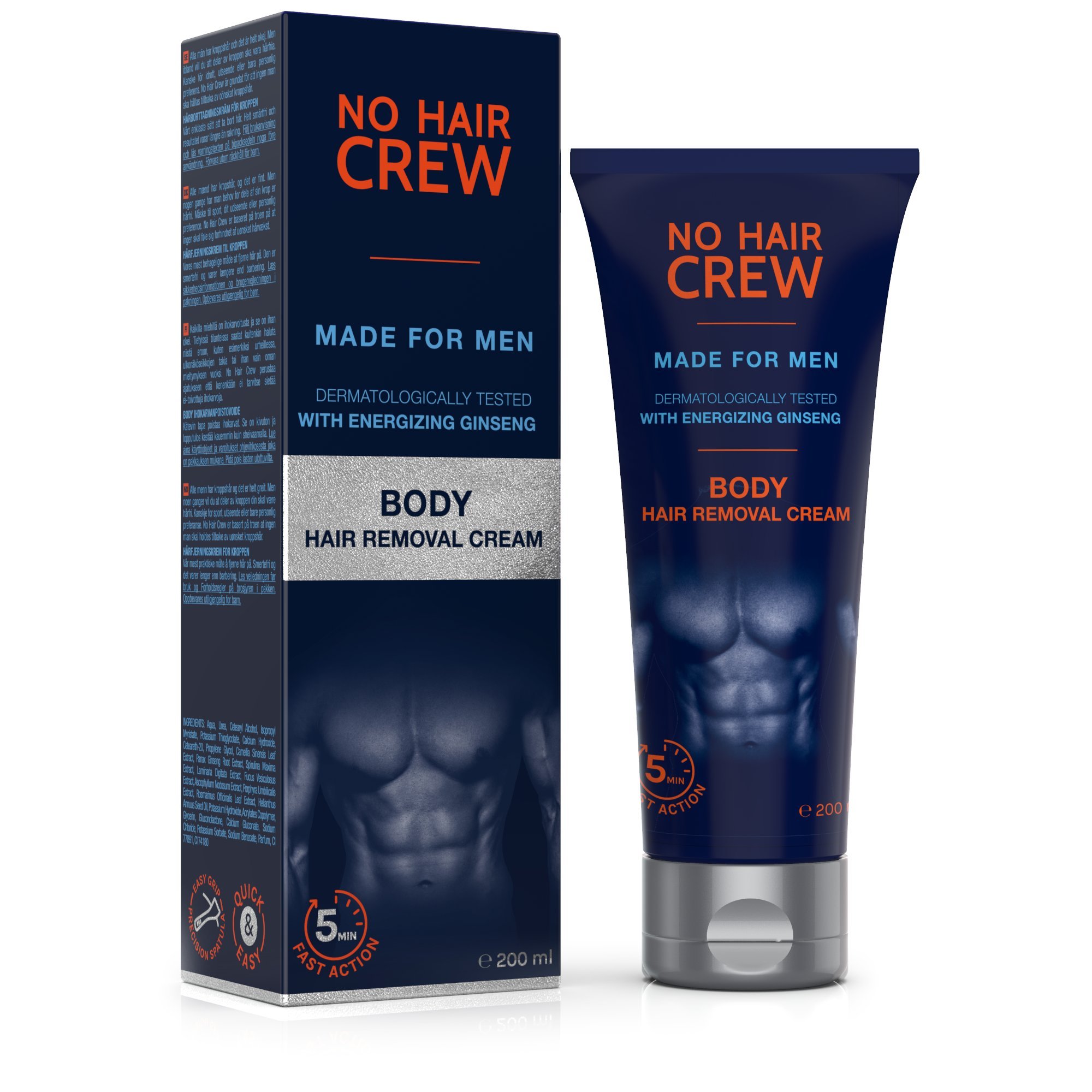 No Hair Crew Premium Body Hair Removal Cream Depilatory Cream