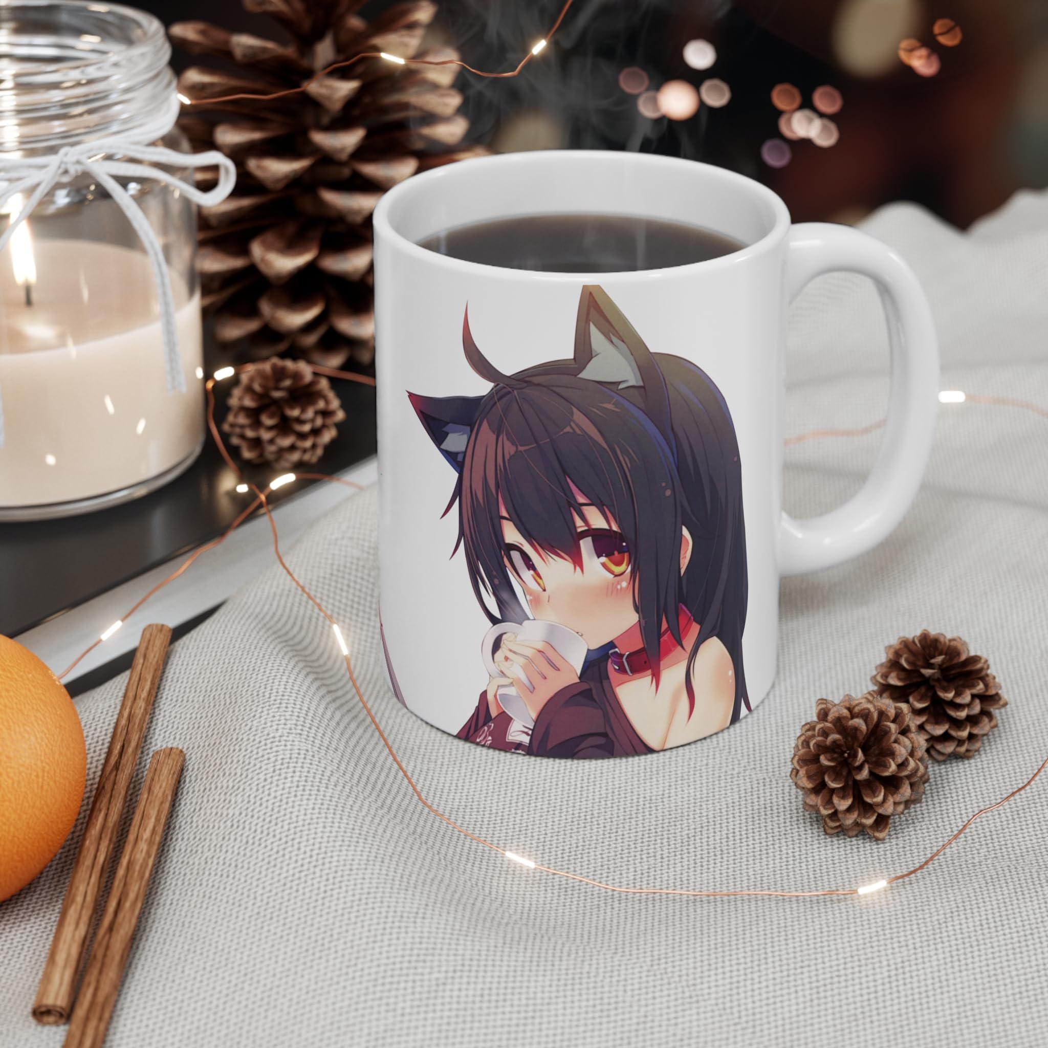 Buy RF REDFOXX Hinata Hyuga Anime Character Design Ceramic Coffee