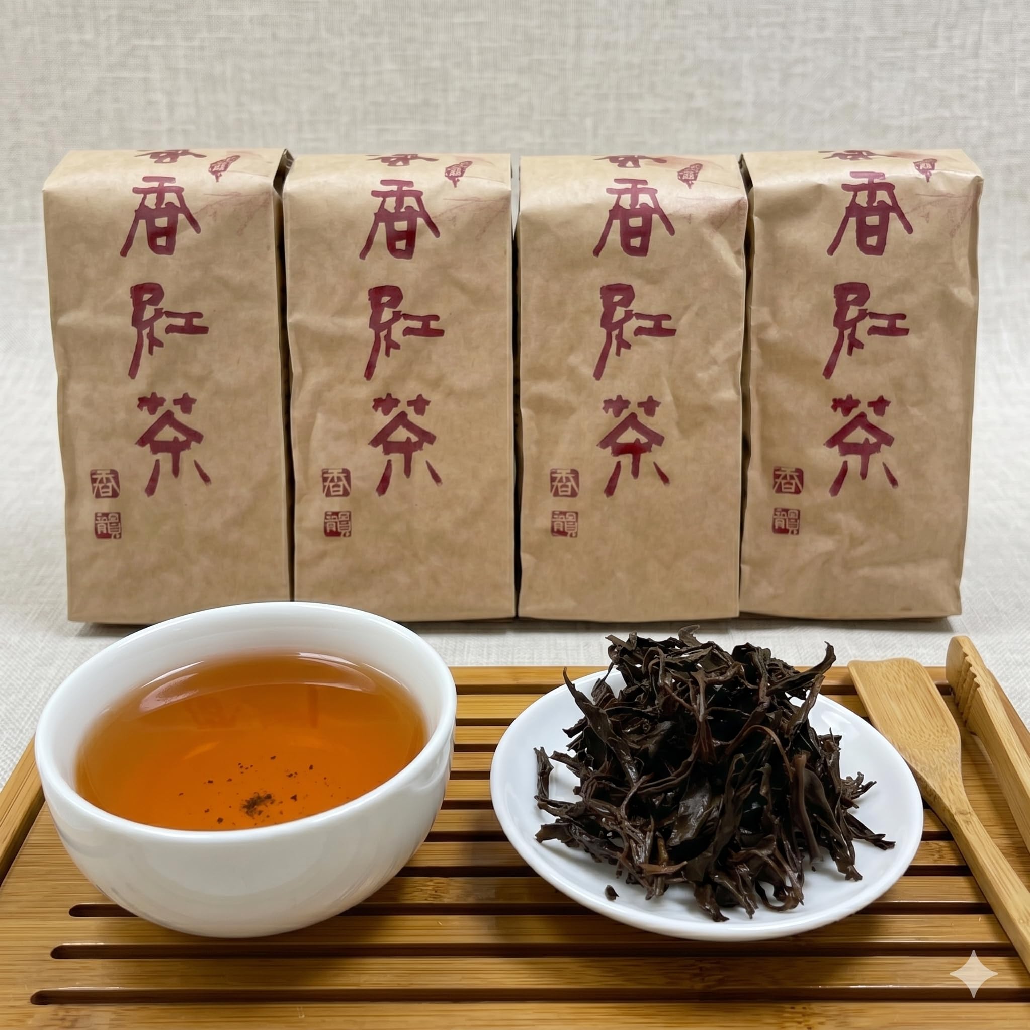 Taiwan Unique Tea Qingxin Oolong Cuifeng Black Tea 75g × 8 Pack