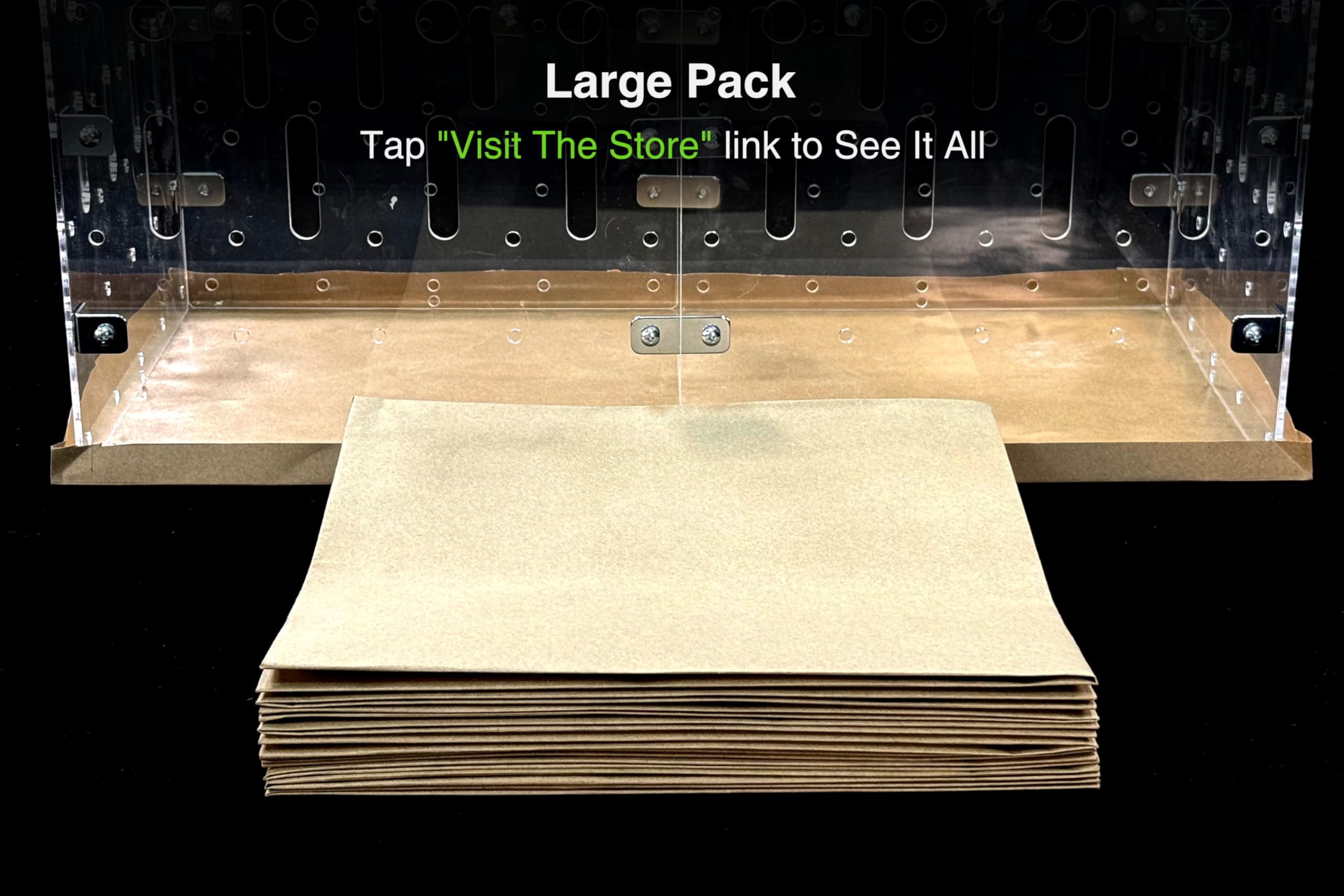GuineaLoft™ 2x1ft Cage Bottom (8-Pack), Water-resistant Kraft Paper, Small 2x1ft Cage Liner Bottom, Disposable, Eco-Friendly - Image 3