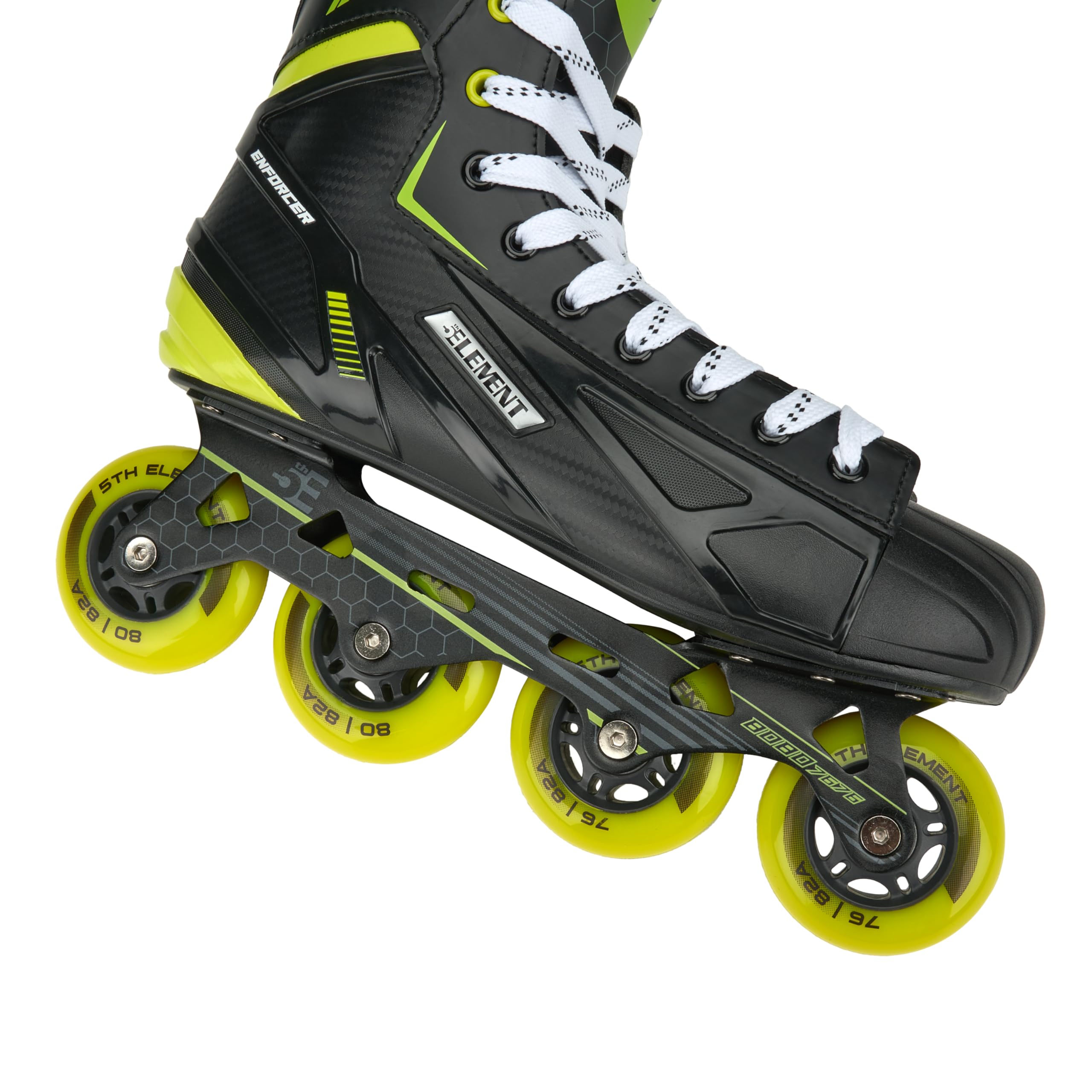 5th Element Enforcer Inline Roller Hockey Skate for Men | Adult Street, Outdoor, Indoor Use, Roller Skating-(7.0)