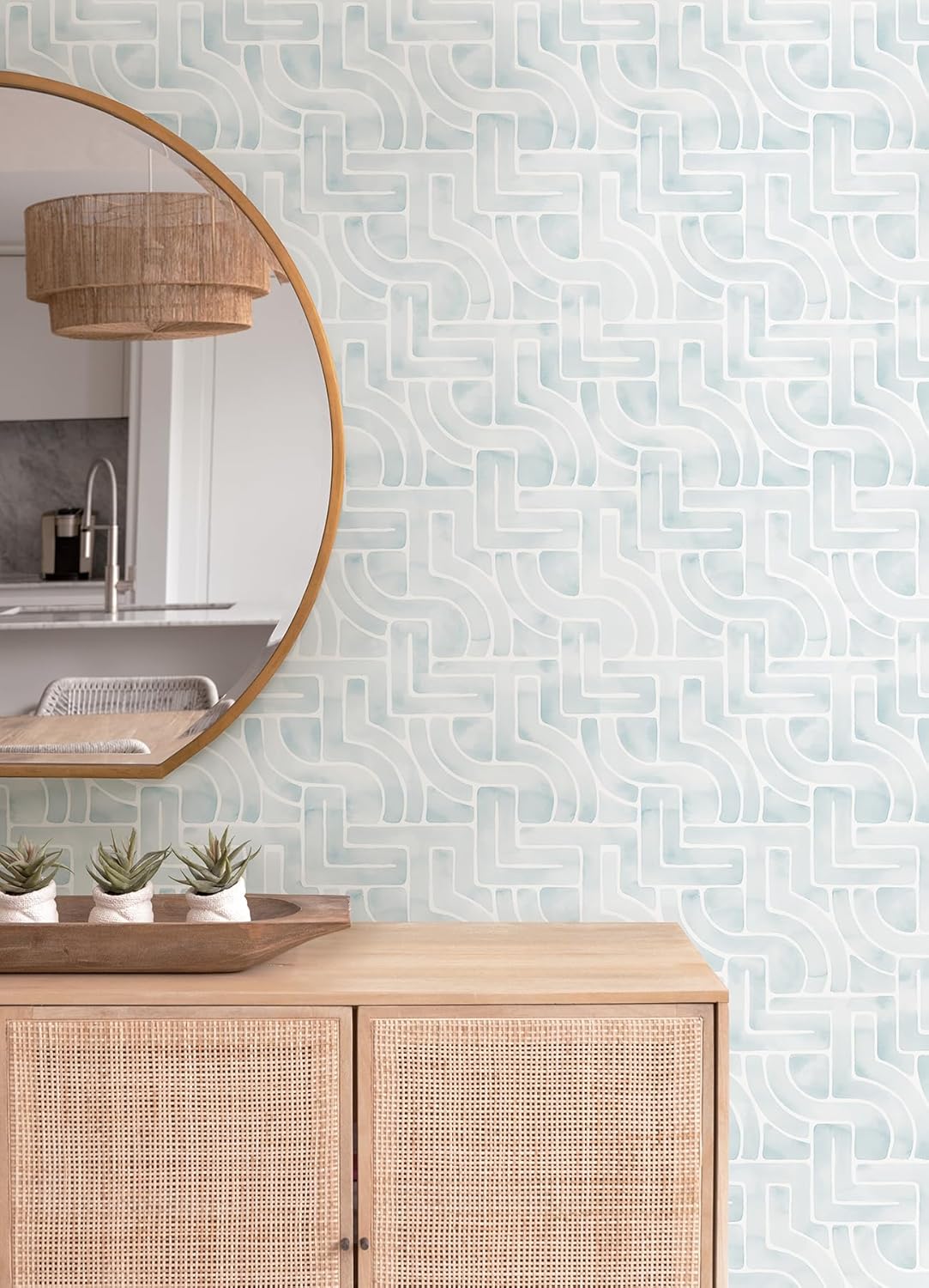 Wall Pops Blue Blythe Peel & Stick Wallpaper