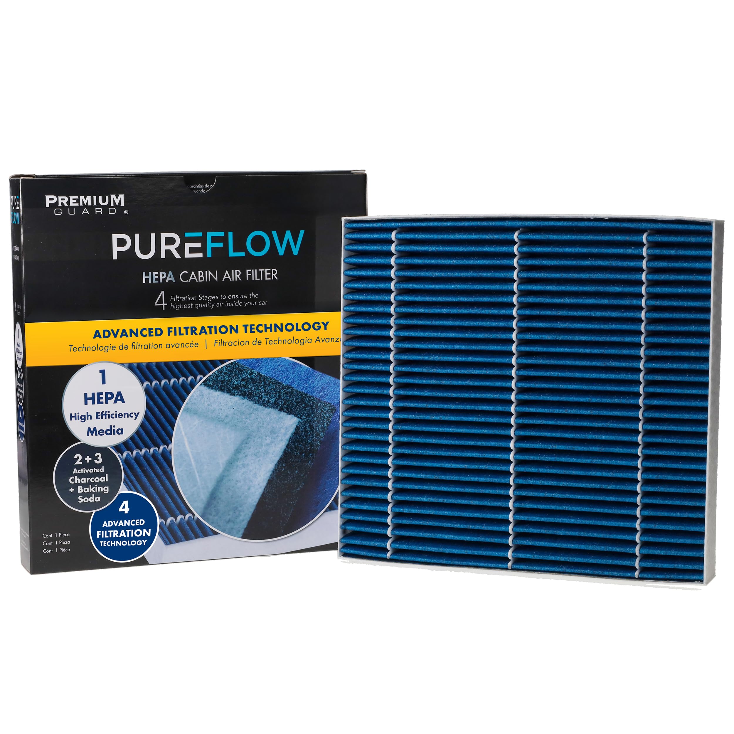 PureFlow HEPA Cabin Air Filter PC99594HX|Fits 2025-22 Hyundai Tucson,2025-21 Santa Fe,2025-21 Elantra