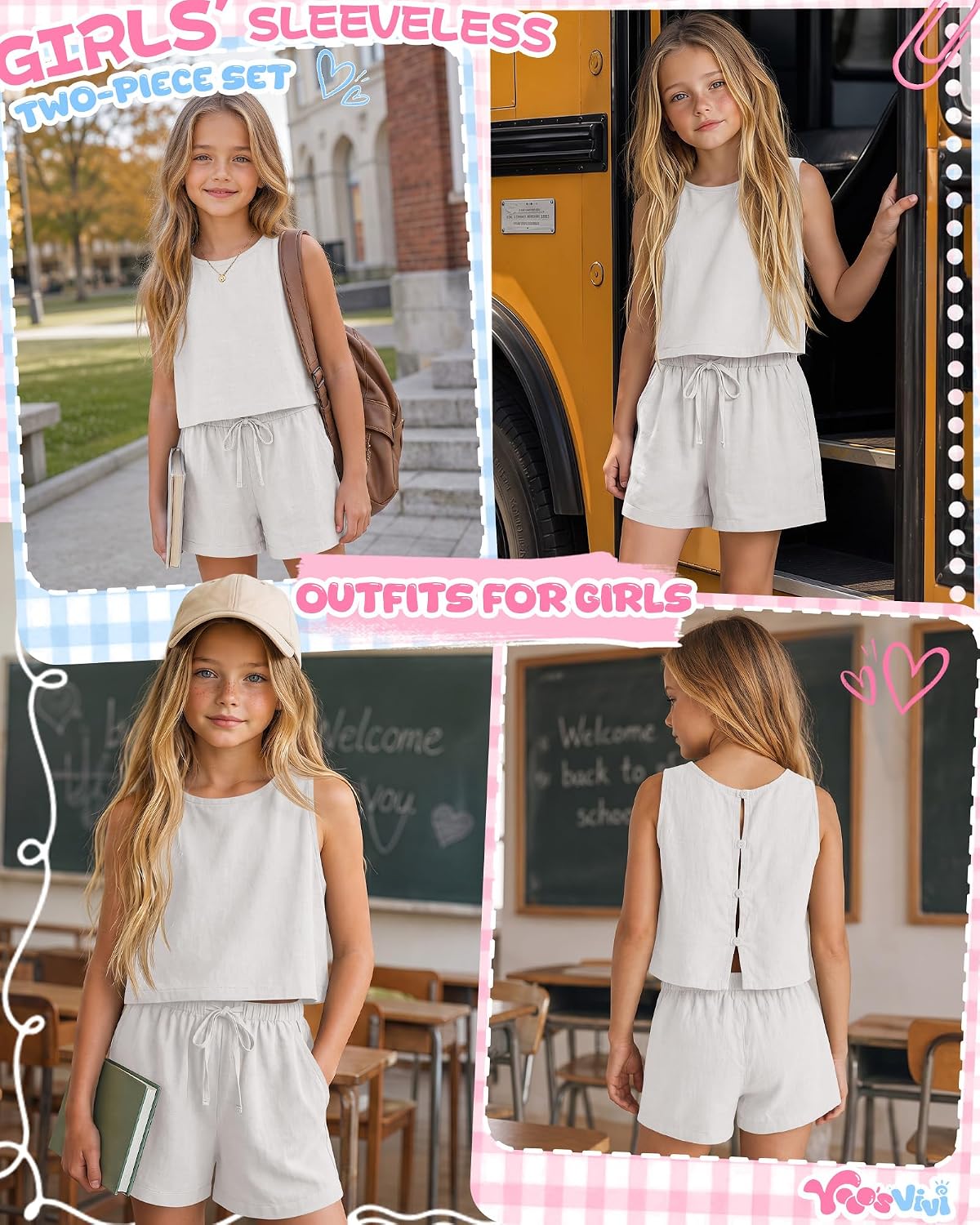 Girls 2 Piece Summer Outfits