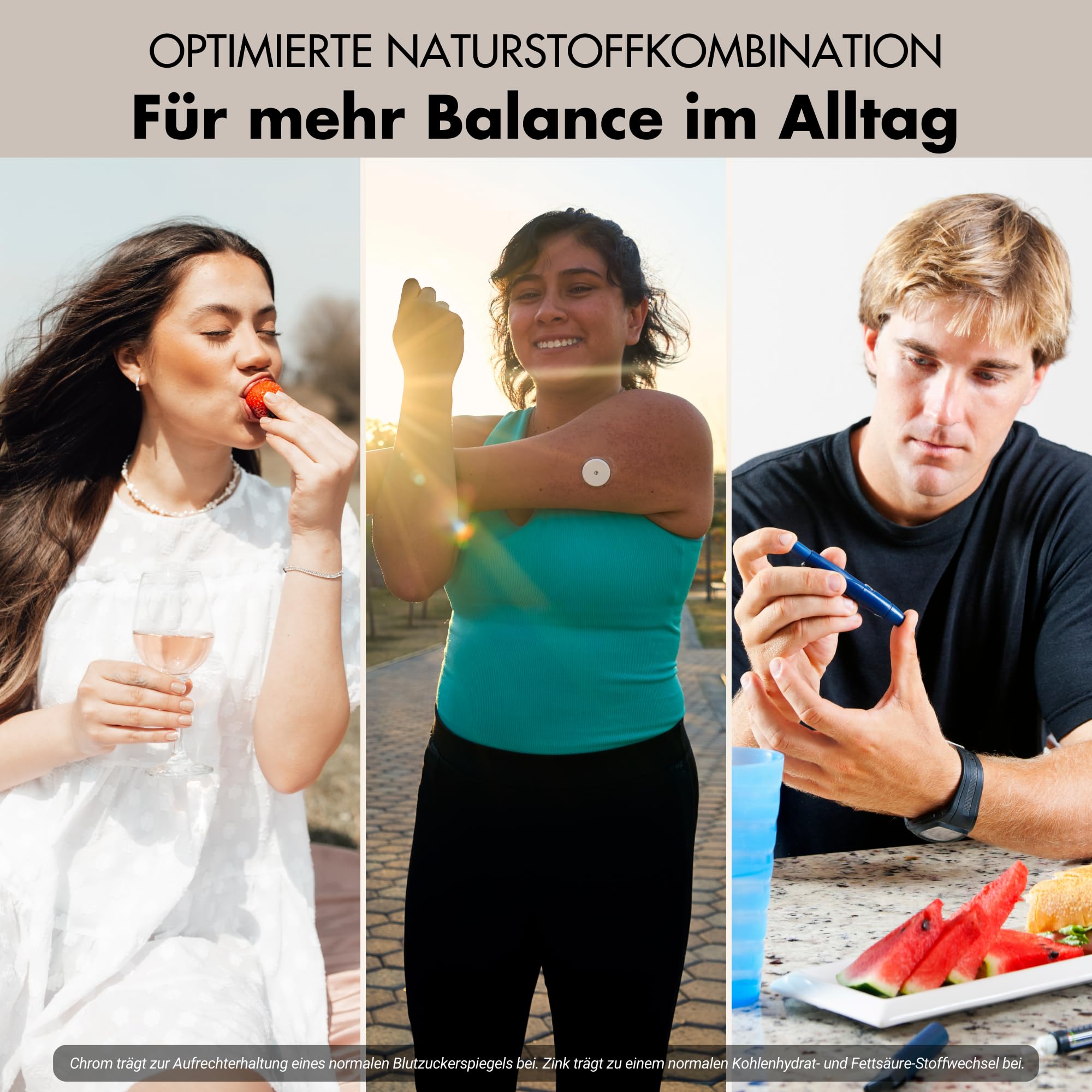 Blutzucker Komplex - 360 Kapseln hochdosiert - mit Chrom, Ceylon-Zimt, Myo-Inositol, Olivenblatt und Zink - zur Unterstützung des Blutzuckerspiegels - vegan & laborgeprüft
