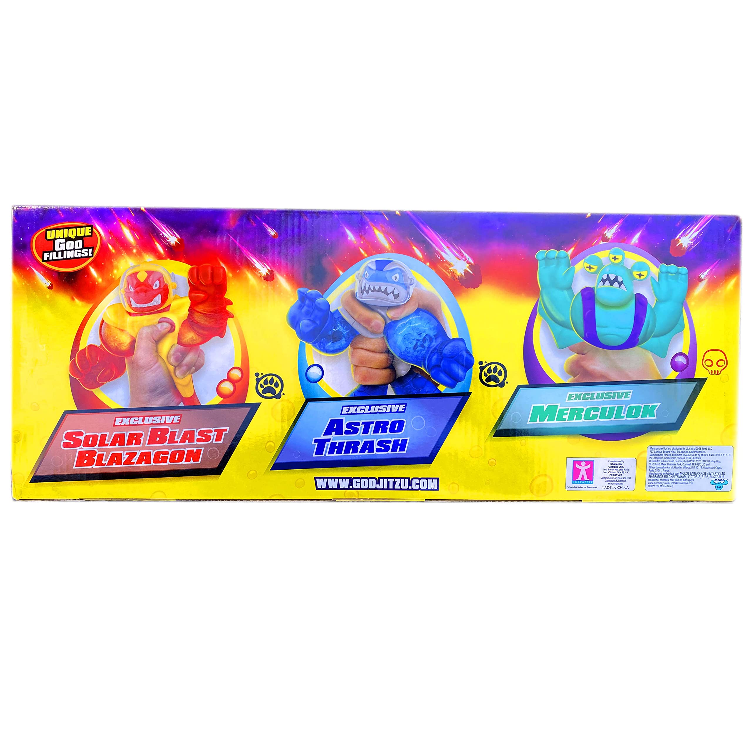 Amazon.co.jp: Heros of Goo Jit Zu Galaxy Attack Mega 3パック