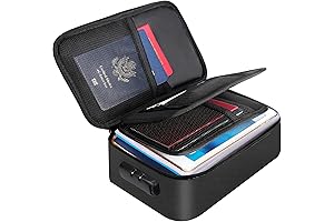ENGPOW Fireproof and Waterproof Mini Cash Box