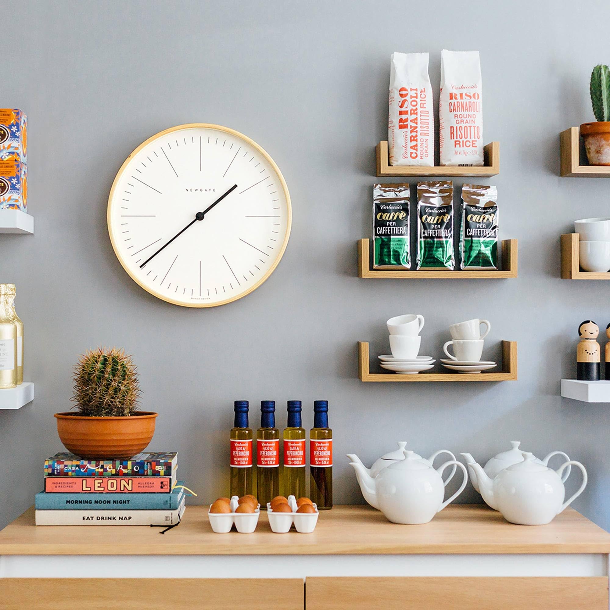 Amazon.com: NEWGATE® Mr Clarke Wall Clock | Large Scandi Inspired