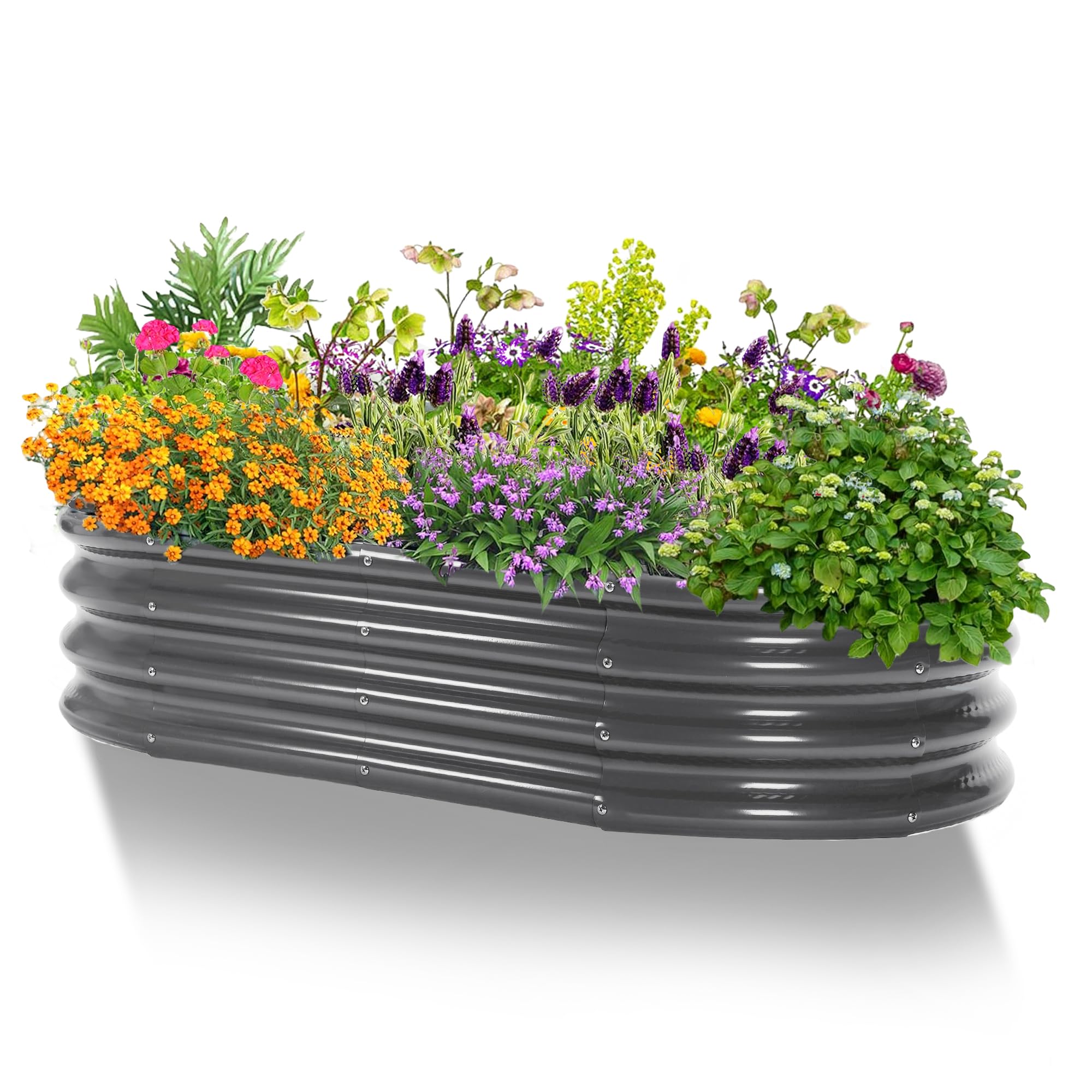 Amazon.co.jp: レイズドベッド 家庭菜園 亜鉛メッキ 幅120×奥行