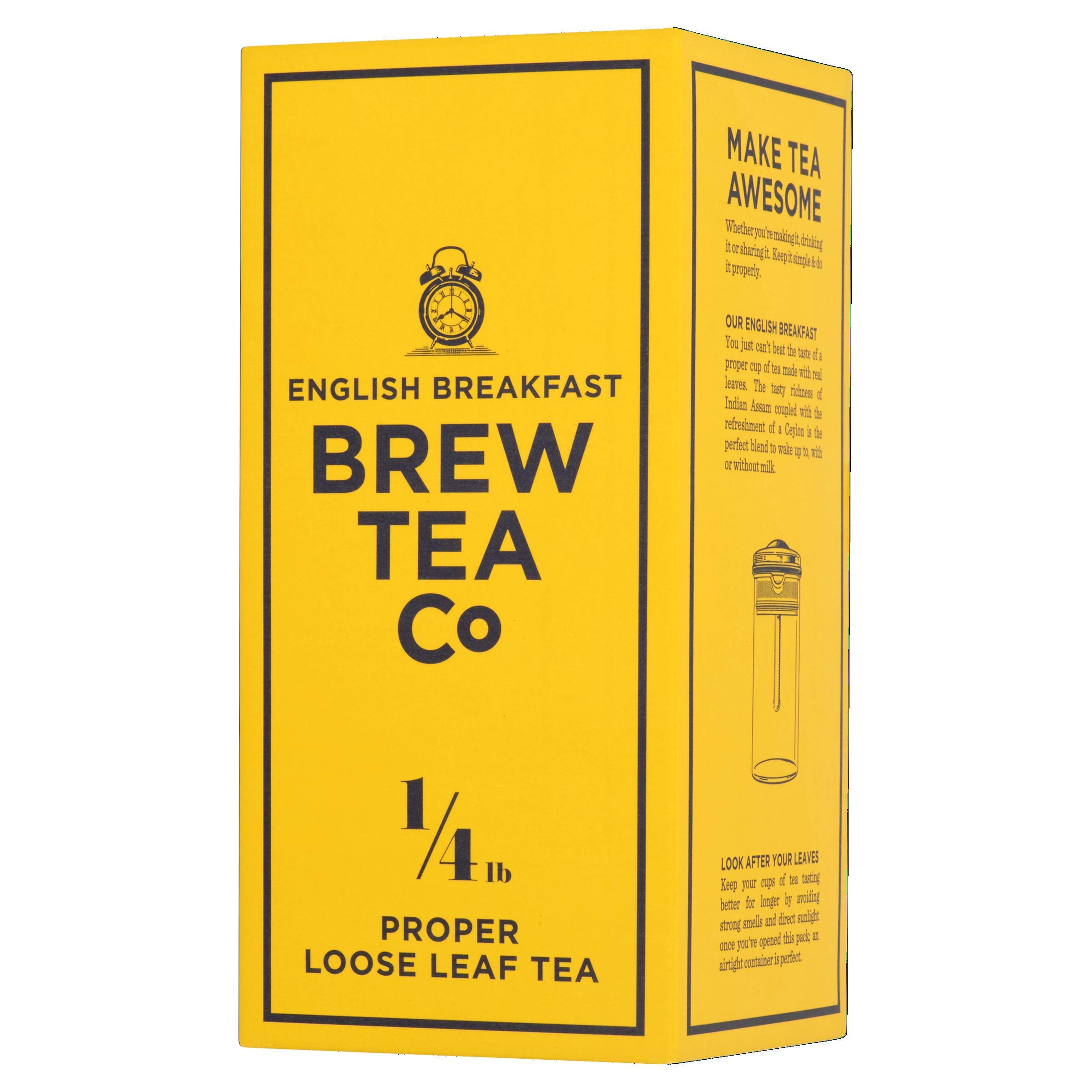 Brew Tea Co English Breakfast Proper Loose Leaf Tea, 113 g (pack of 6)