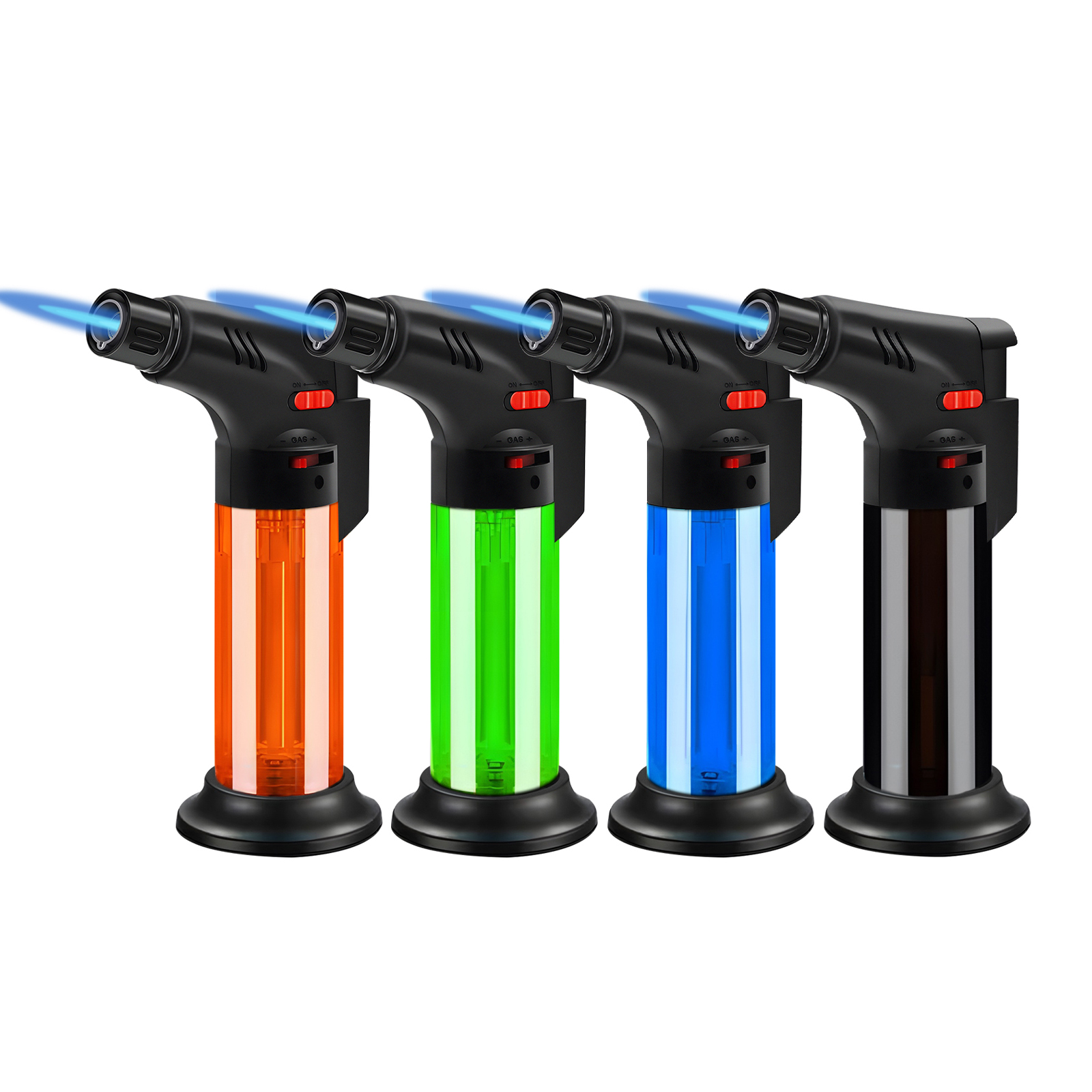 Set de 4 Encendedores Taughch de Soplete de Butano miniatura 7