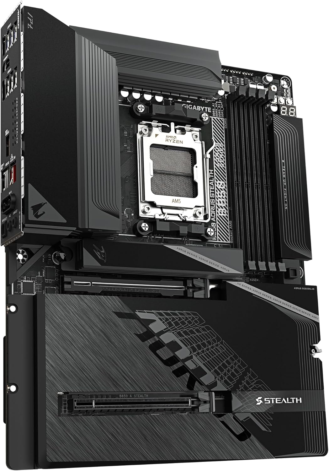 GIGABYTE B850 AORUS STEALTH Scheda Madre ÔÇô CPU AMD Ryzen Serie 9000 - Scheda madre - Immagine 2