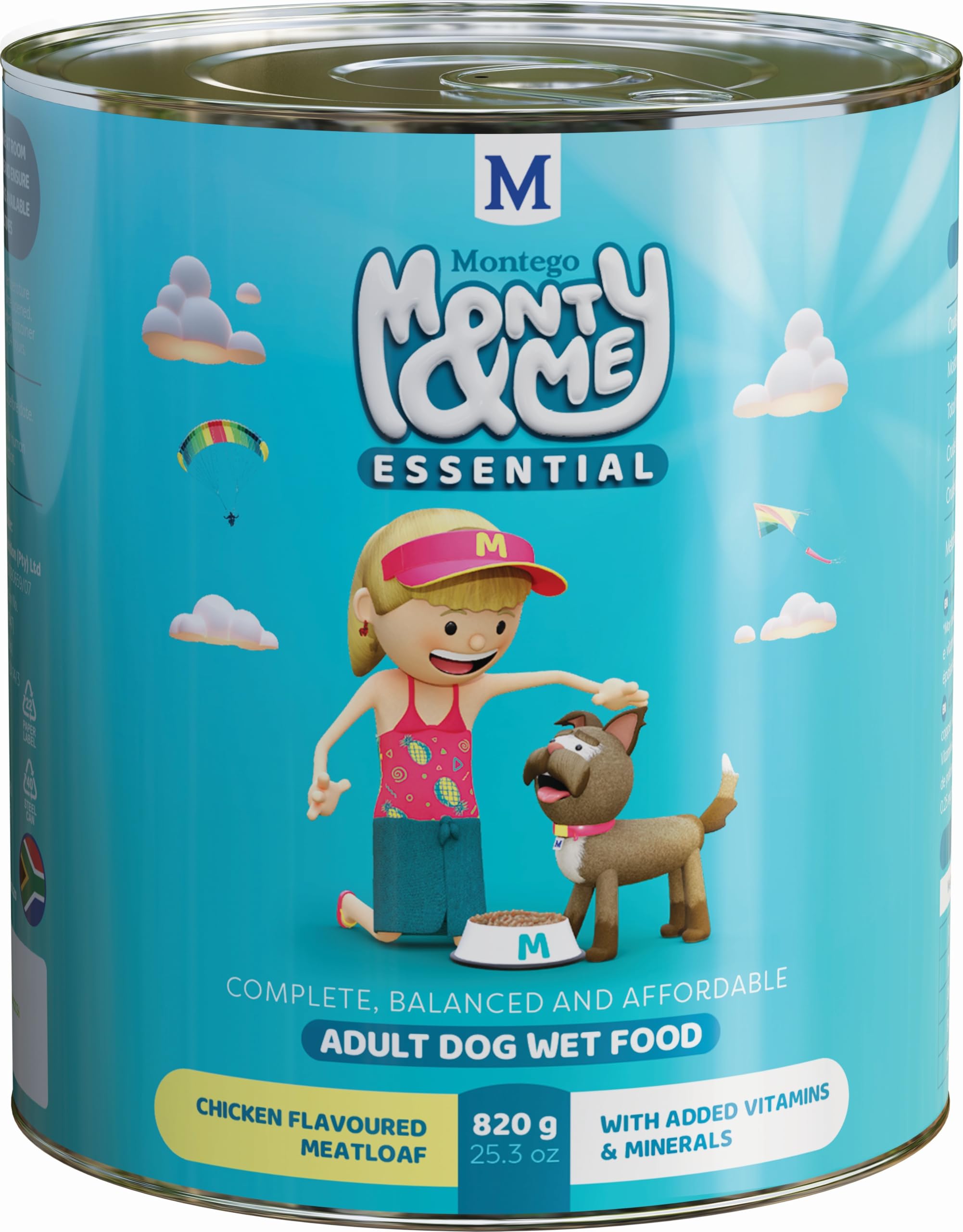Montego Monty and Me Essential Chicken Meatloaf Adult Wet Dog Food