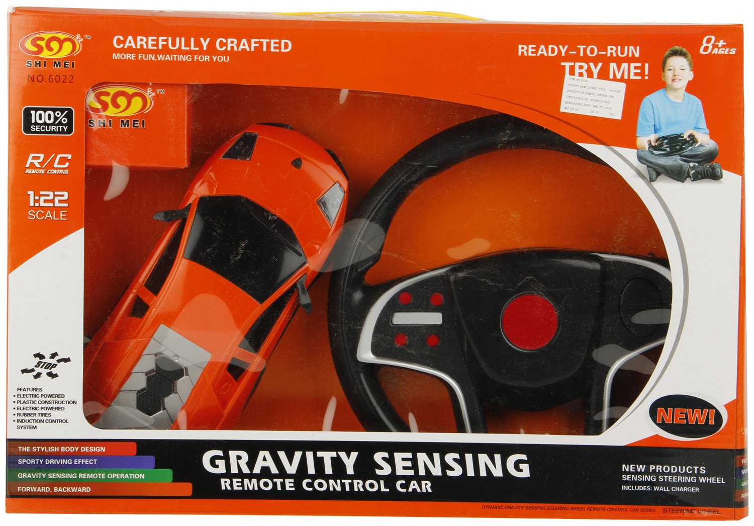 Shi Mei Gravity Sensor Remote Control Car (Orange) Amazon.in Toys