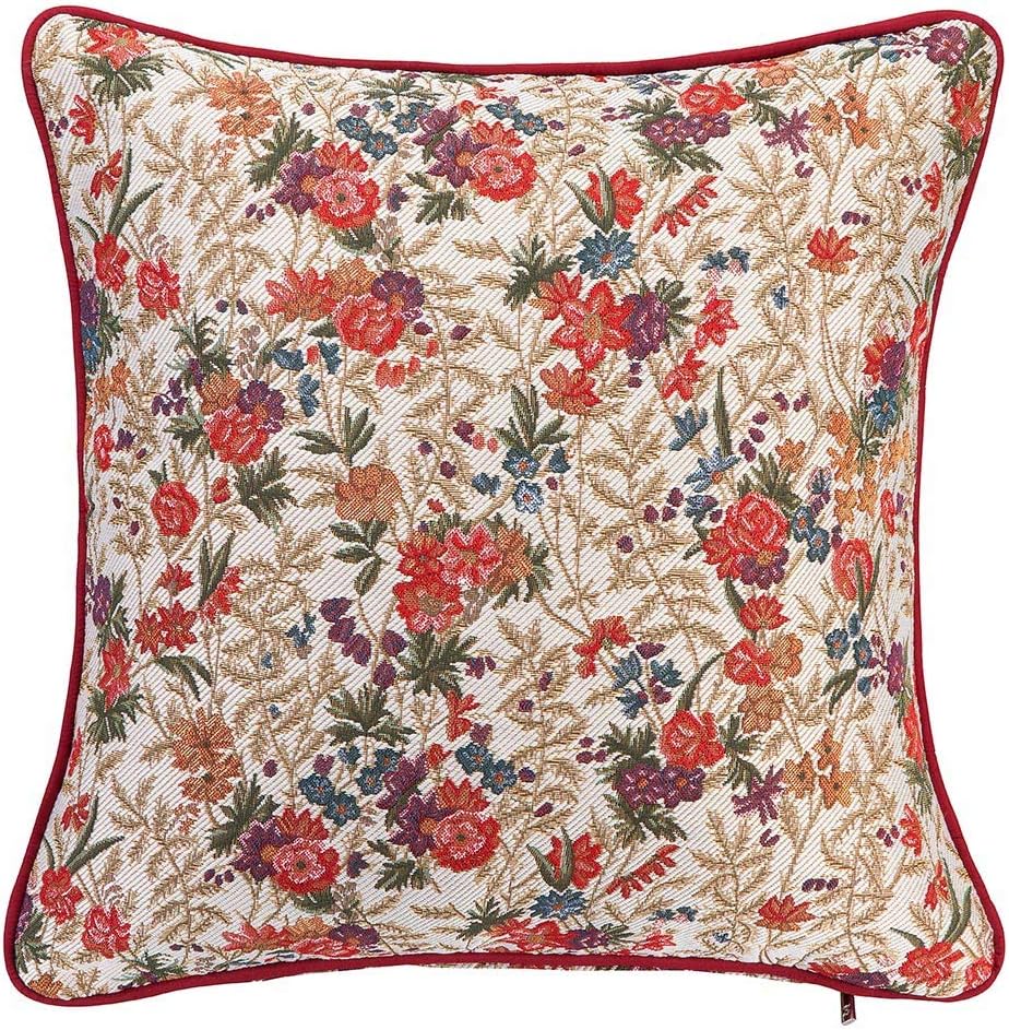 Signare Tapestry Cushion Cover 18 x18 inches 45cm x 45cm Decorative