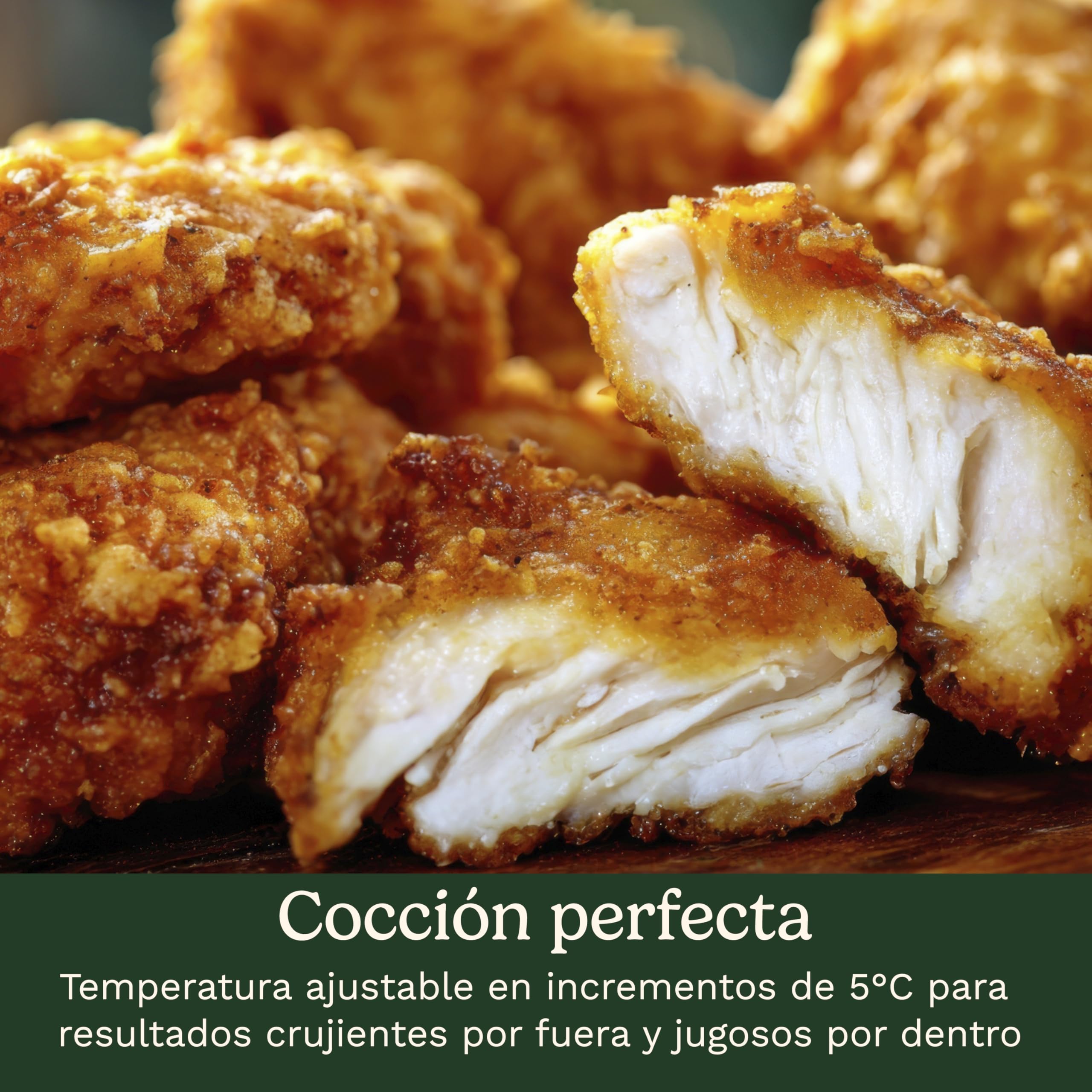 Cuisinart ClearView™ Air Fryer I Visibilidad total – ventanas de 280° I Libre de PFAS I 8,5L I 8‑en‑1 Air Fry, Asar, Grill, MaxCrisp, Deshidratar, Pizza, Recrisp, Mantener caliente I Temp. máx. 230°C