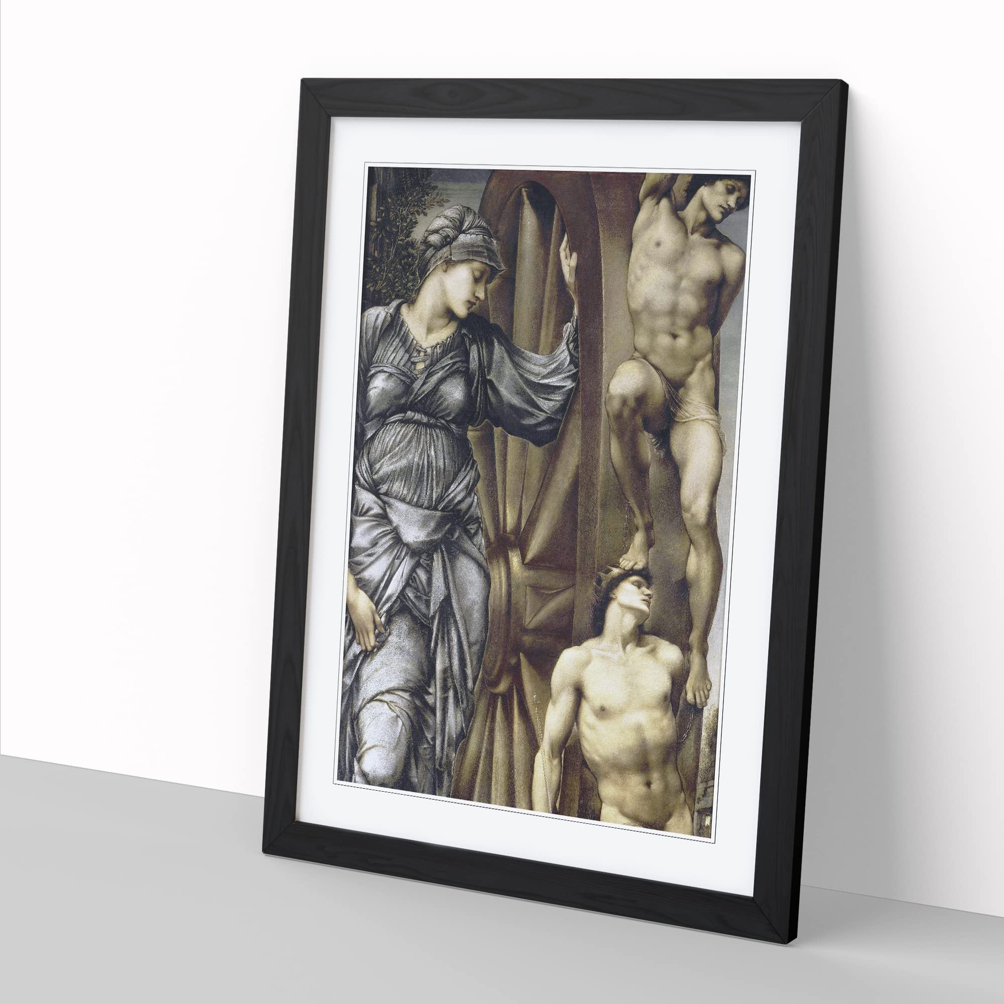 Edward Burne Jones The Wheel Of Fortune Classic Painting Framed Wall Art Print - Image 3