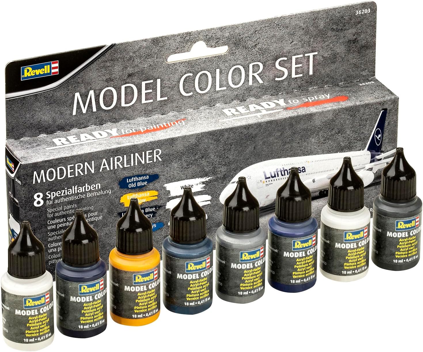 Model Colour - Modern Airliner (8 x 17 ml)