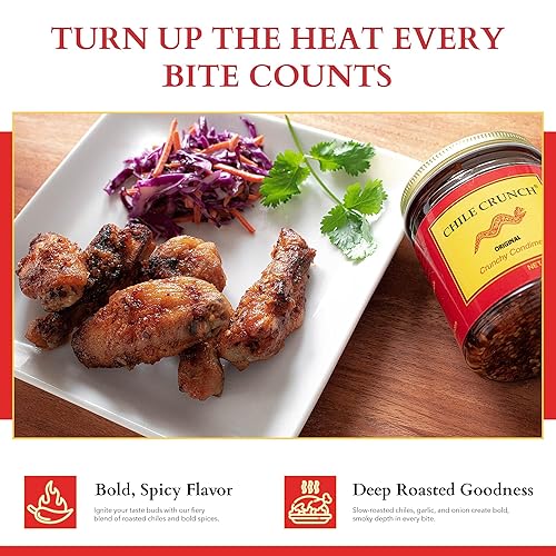 Miniatura 6 de CHILE CRUNCH, Un condimento picante crujiente totalmente natural, ORIGINAL 2 unidades