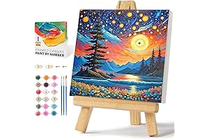 Starry Night Painting Kit for Young Artists