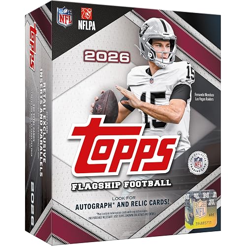2026 Topps NFL Flagship Football - Factory Sealed - Mega Box