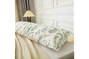 Green Floral Body Pillow Cover: A Touch of Nature's Comfort