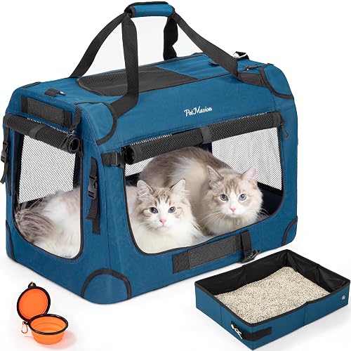 PetMasion Extra Large Cat Carrier with Litter Box