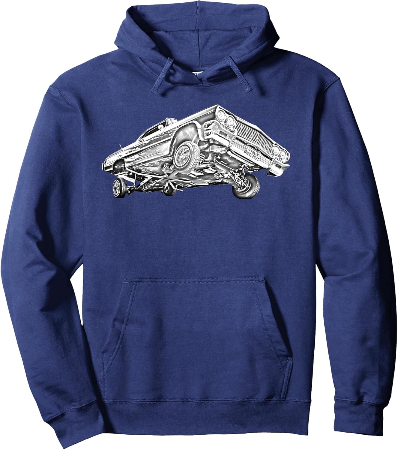 Lowrider 64 Impala 3 Wheel Pullover Hoodie Pullover Hoodie