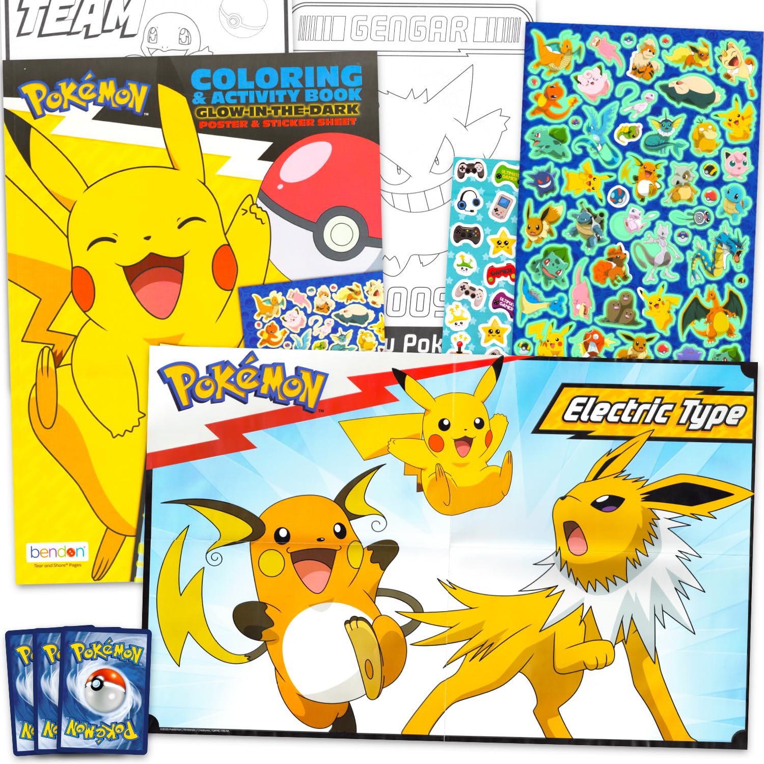 Pokemon Glow in the Dark Poster Set Review & Design Guide