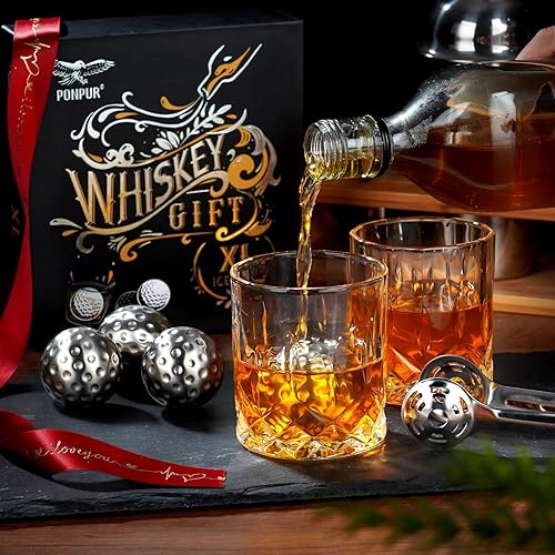 Miniatura 3 de PONPUR Regalos de golf para hombres golfistas, 4 pelotas de golf de whisky, cumpleaños, aniversario, día de San Valentín, regalo para papá, él,