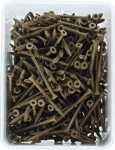 Miniatura 2 de Tornillos para madera Deck Plus, tornillos exteriores marrones, 2-12" x #10, 5lb