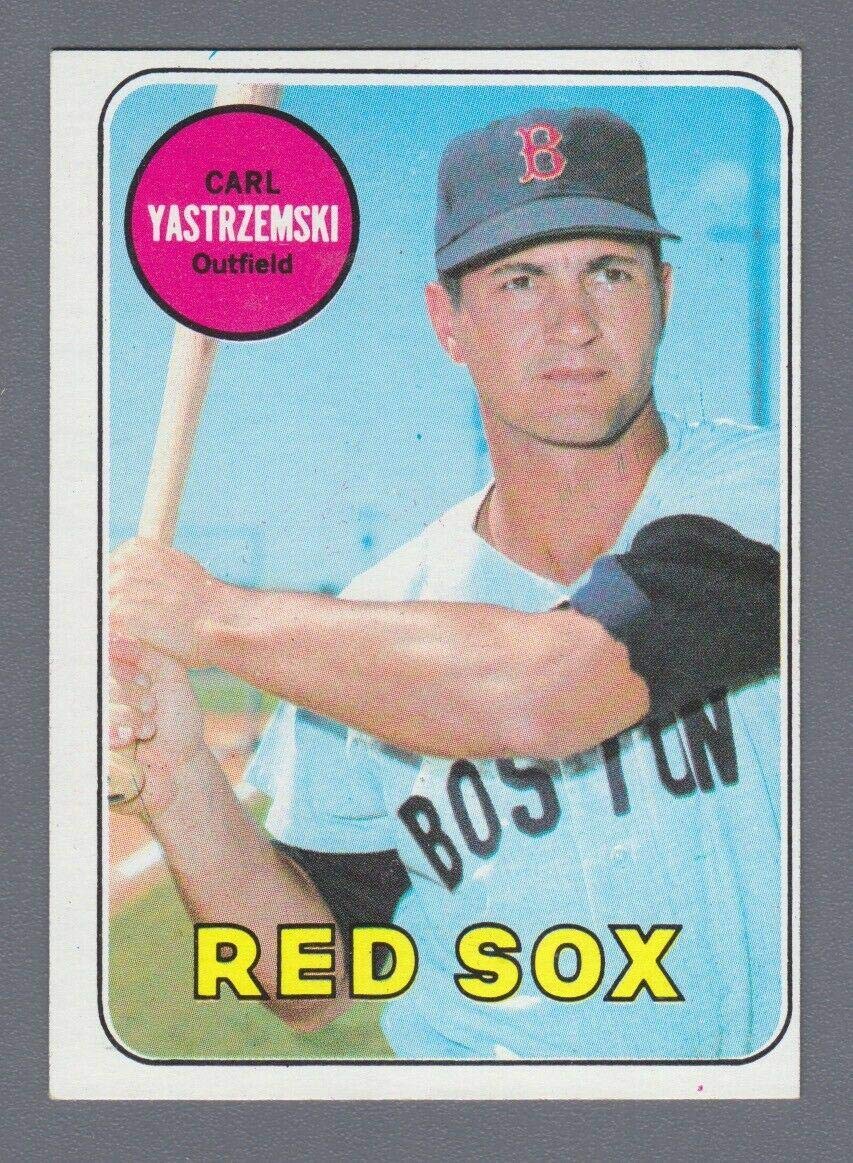 Amazon.com: 1969 Topps #130 Carl Yastrzemski Boston Red Sox Baseball Card  NM o/c - Slabbed Baseball Cards : Collectibles & Fine Art