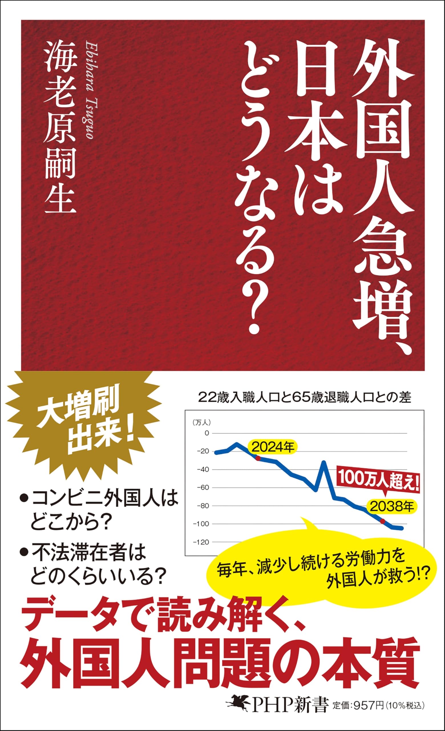 外国人急増、日本はどうなる? (PHP新書) | 海老原 嗣生 |本 | 通販