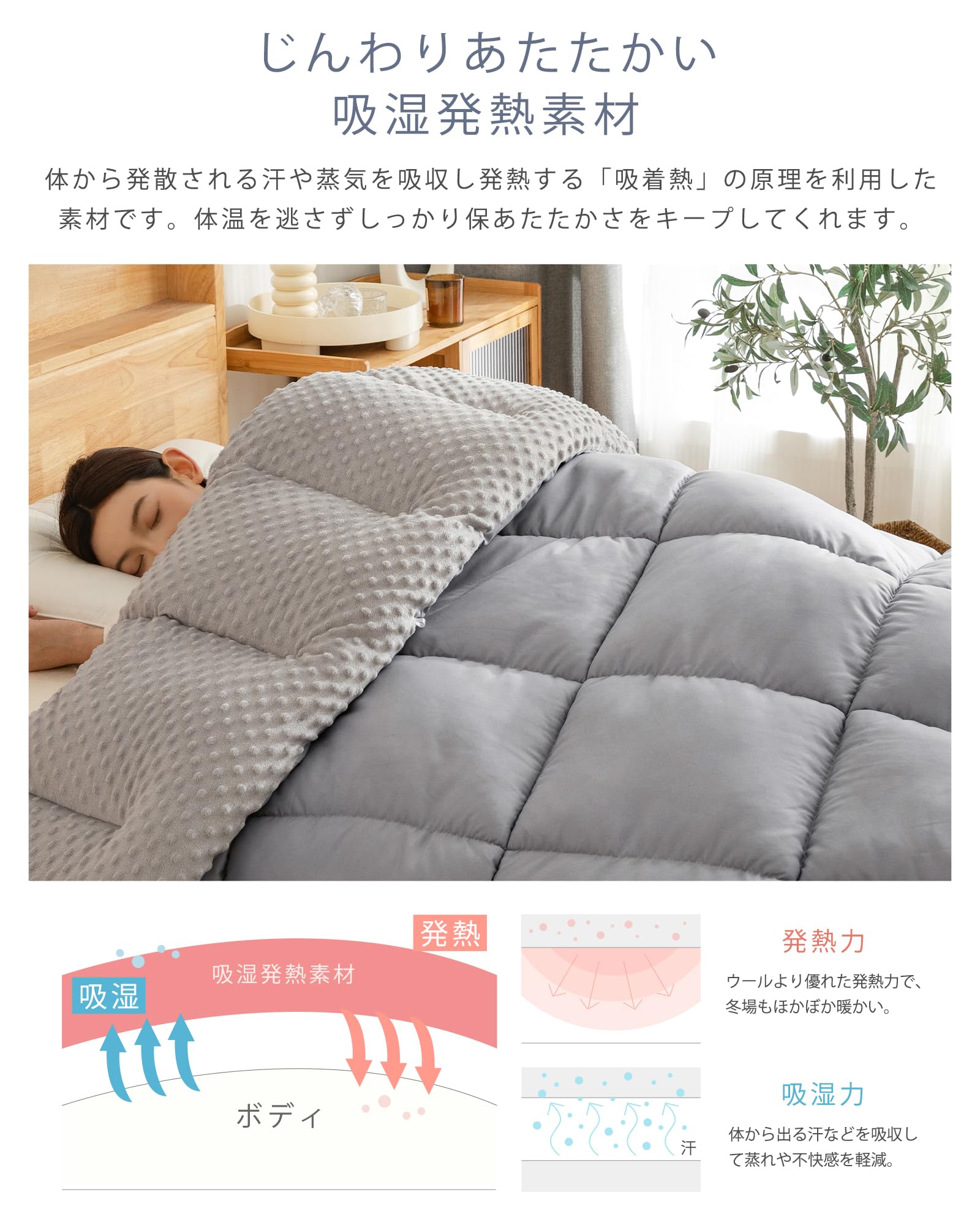 Amazon｜Melvint 掛け布団 シングル 冬用 マシュマロのような柔らかい