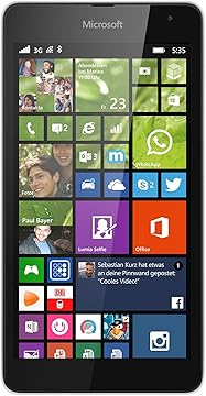 Microsoft Lumia 535 3G 5 Smartphone 8GB Unlocked Sim Free White A