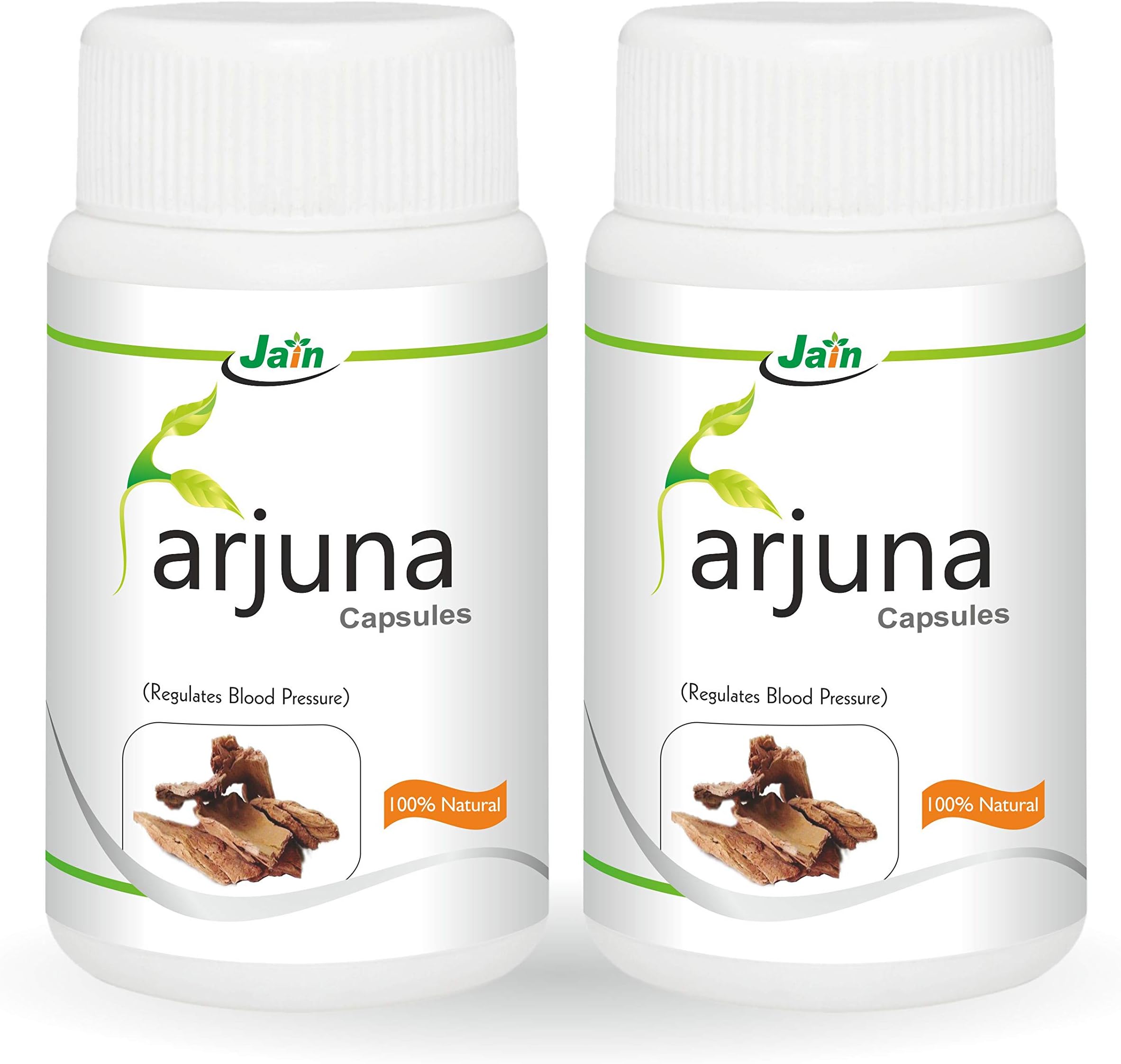 Jain Arjuna Capsules - 60 Count (Pack of 2)