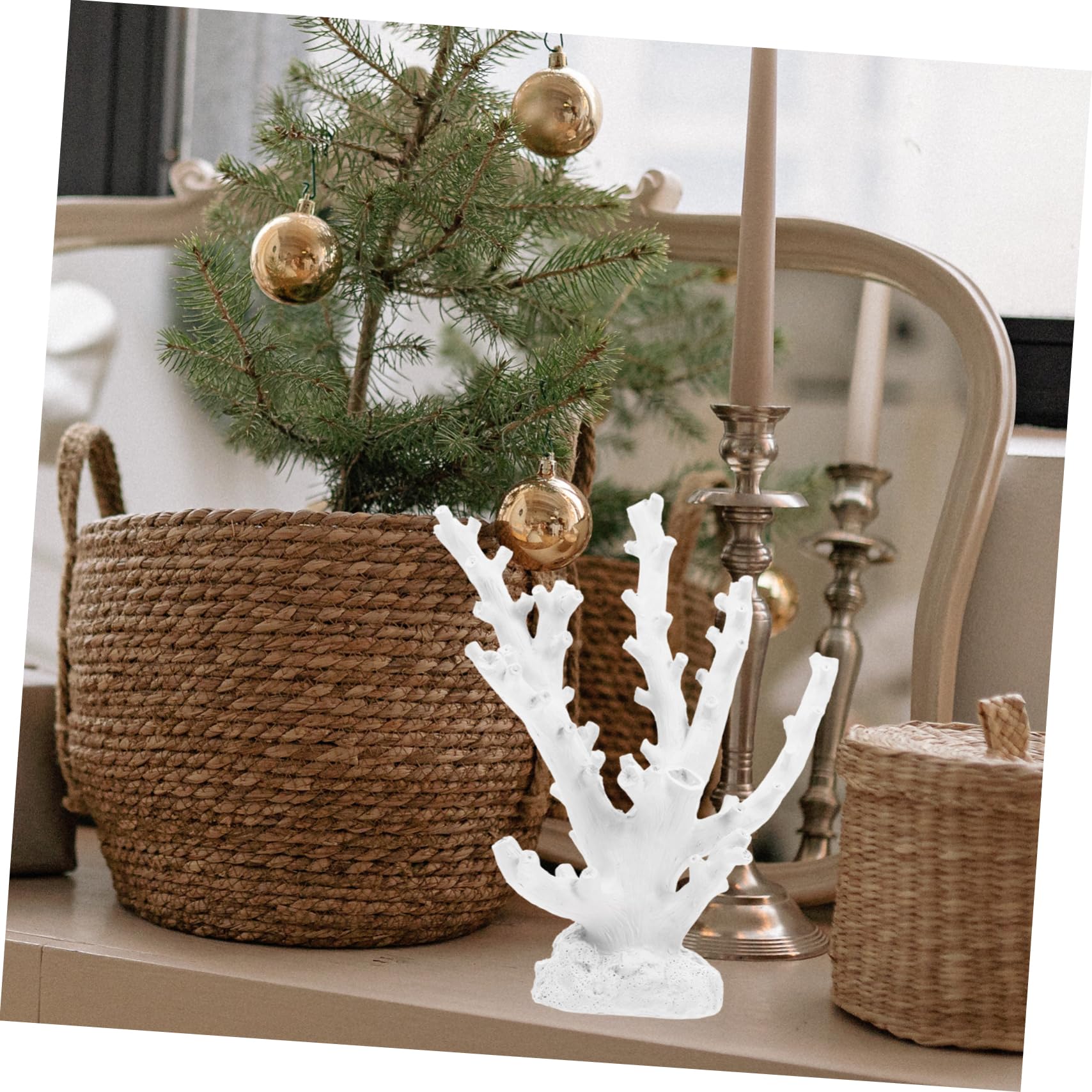 TOPBATHY Statua di Corallo in Resina in Stile Decorazione per Acquario Ornamento di Corallo Accessori per Acquari Forniture per Acquari