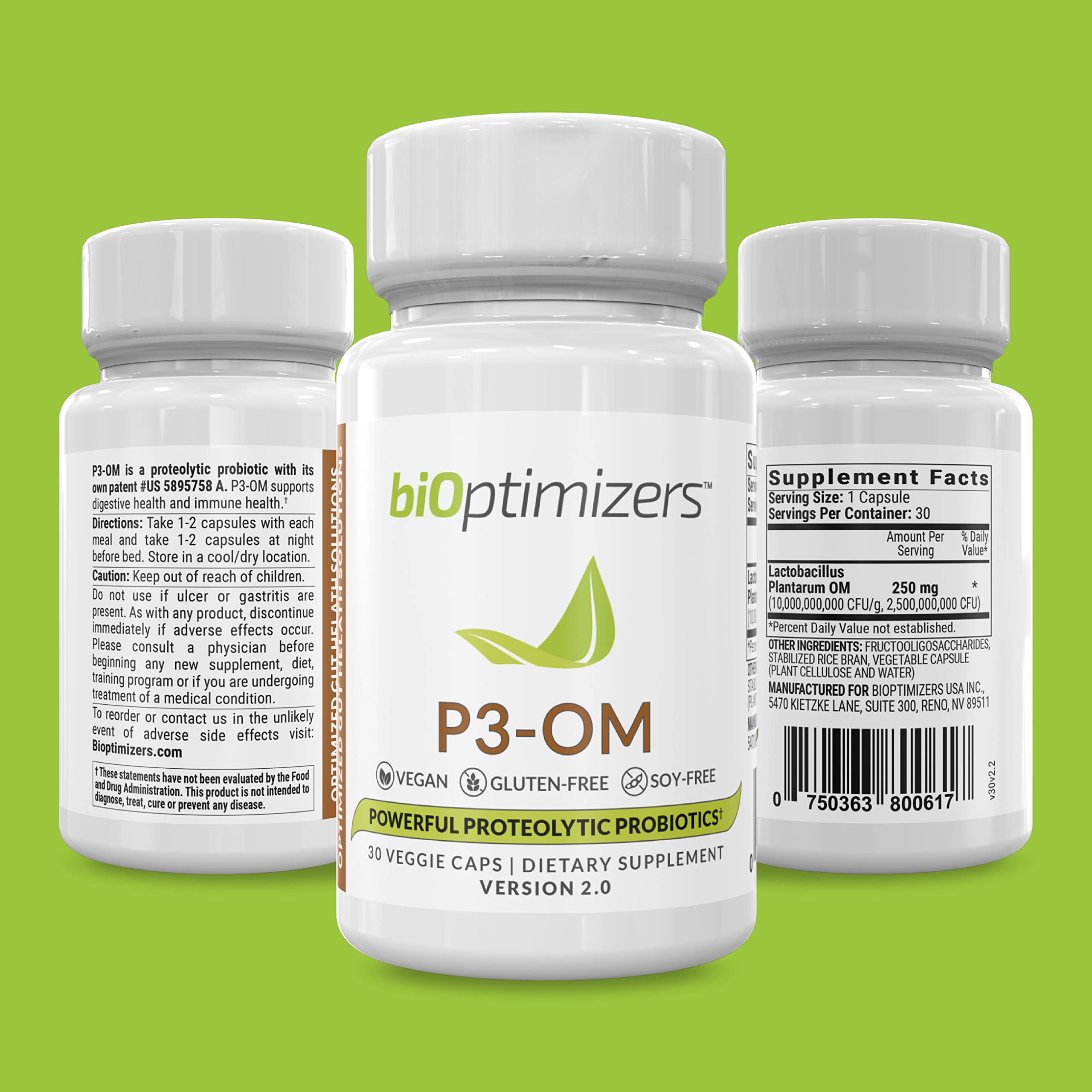 Snapklik.com : P3-OM - Proteolytic Probiotic And Prebiotic Supplement ...