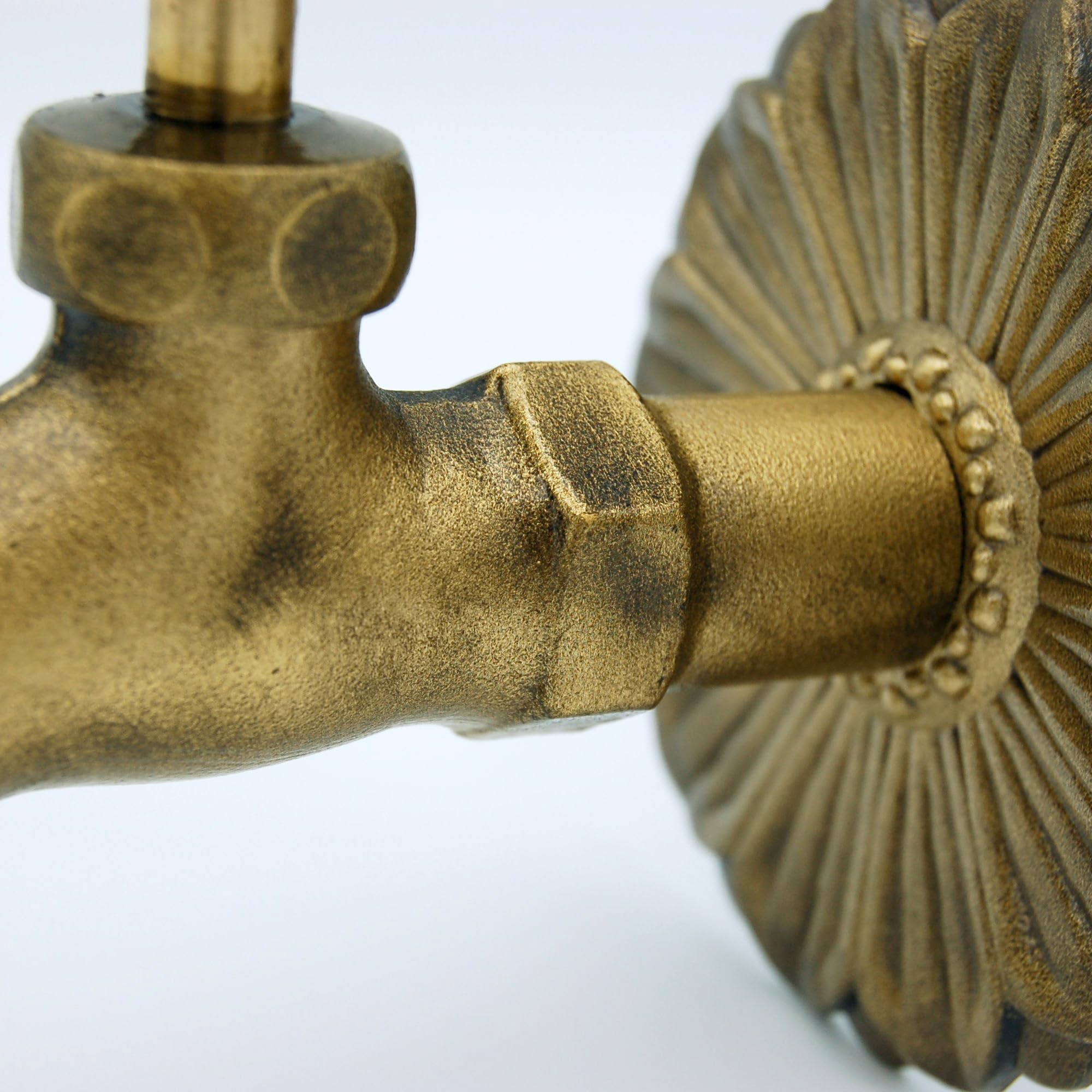 Rubinetto giardino 1/2" decorativo scoiattolo con raccordo tubo