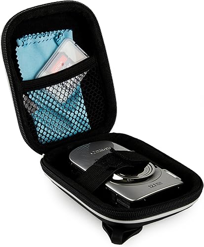 Miniatura 2 de Vangoddy Estuche rígido para cámara compacta negro mate adecuado para Nikon Coolpix S6800 S5300 S5200 S3600 S3500 S02 S01