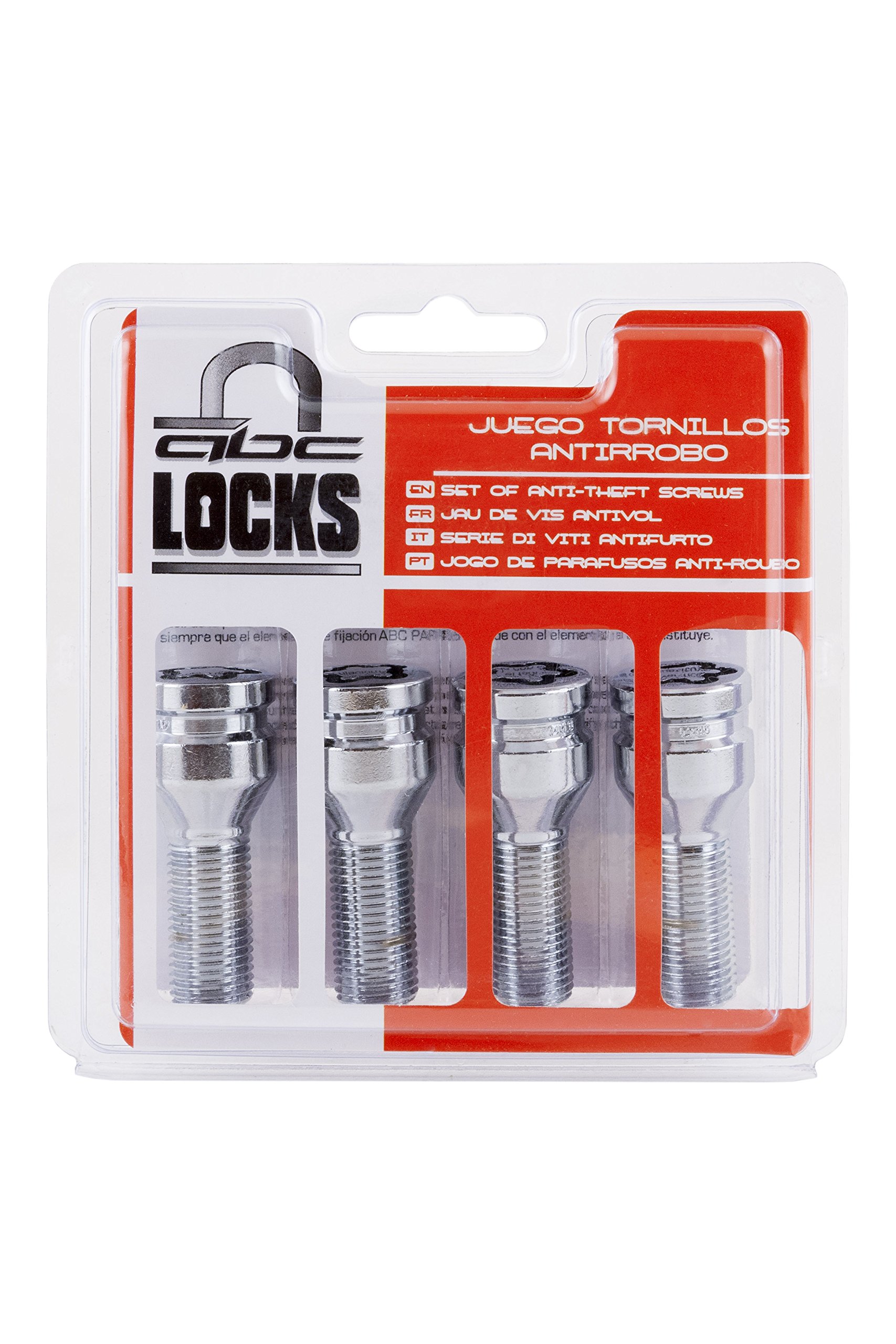 Bc Corona TOR9920 Tornillos Antirrobo para Llantas, Set de 4