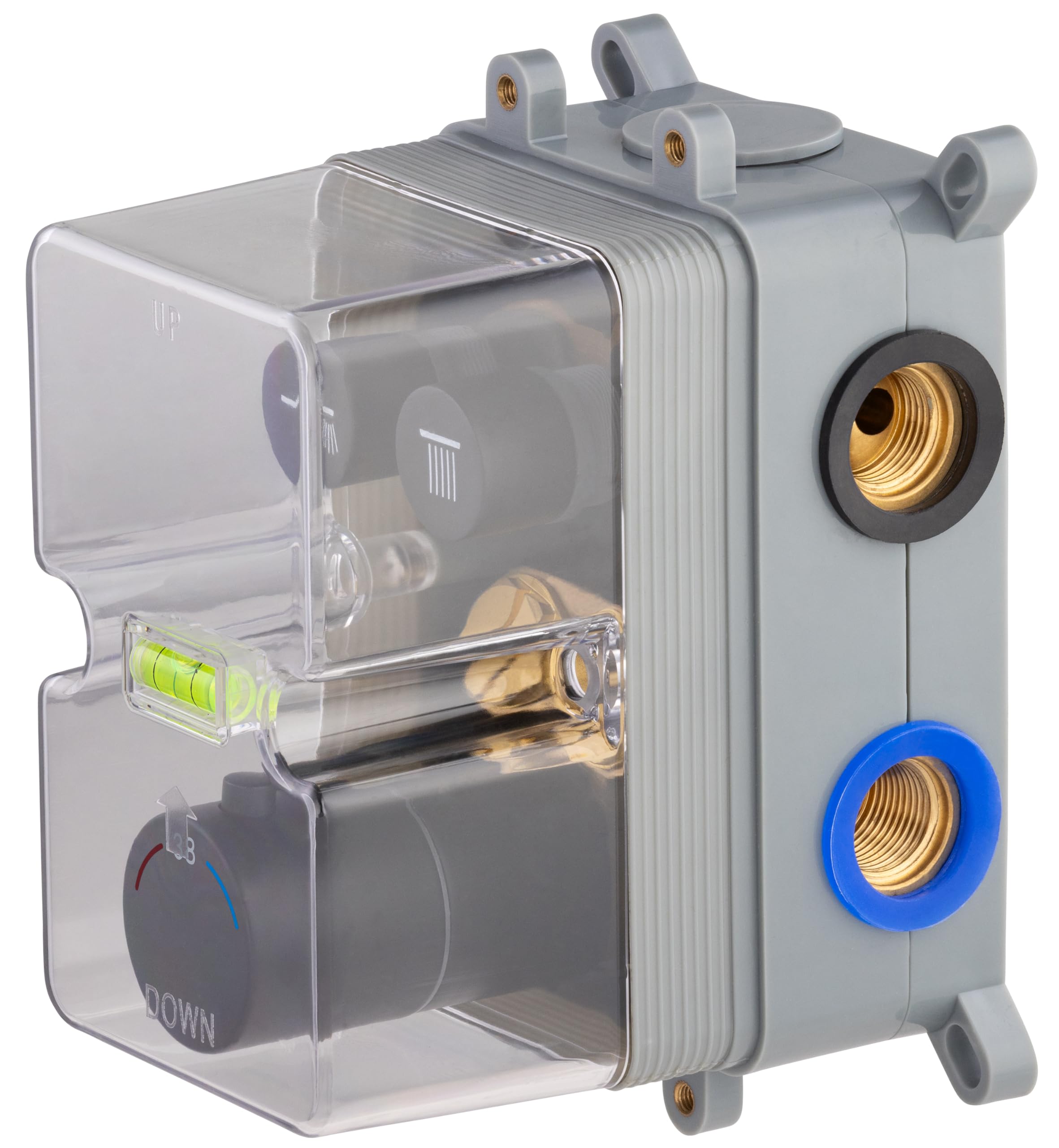 Mitigeur de douche thermostatique à encastrer SWITCHEA noir by EUROSANIT
