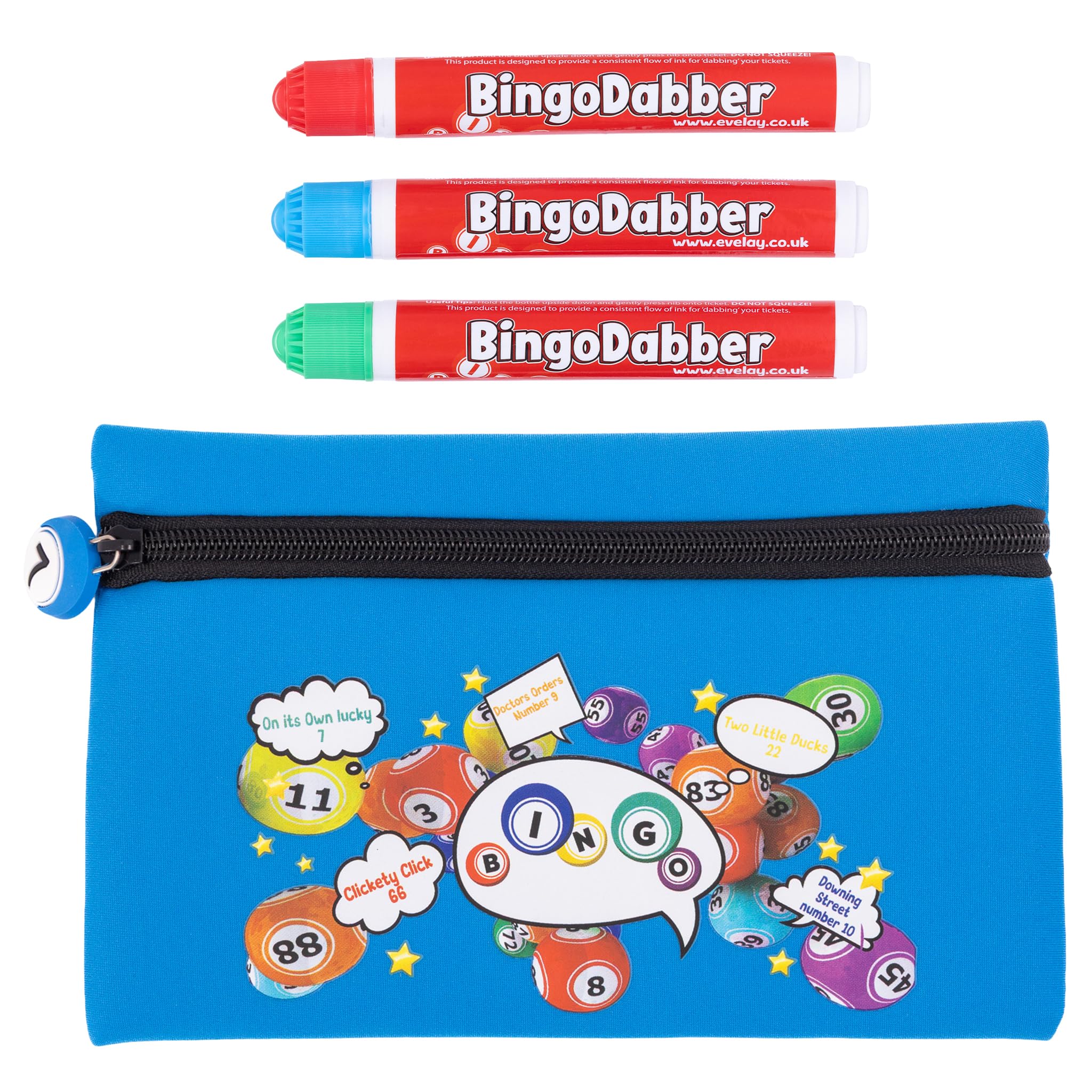 Bingo Dabber Case Holder Gift Set, Blue