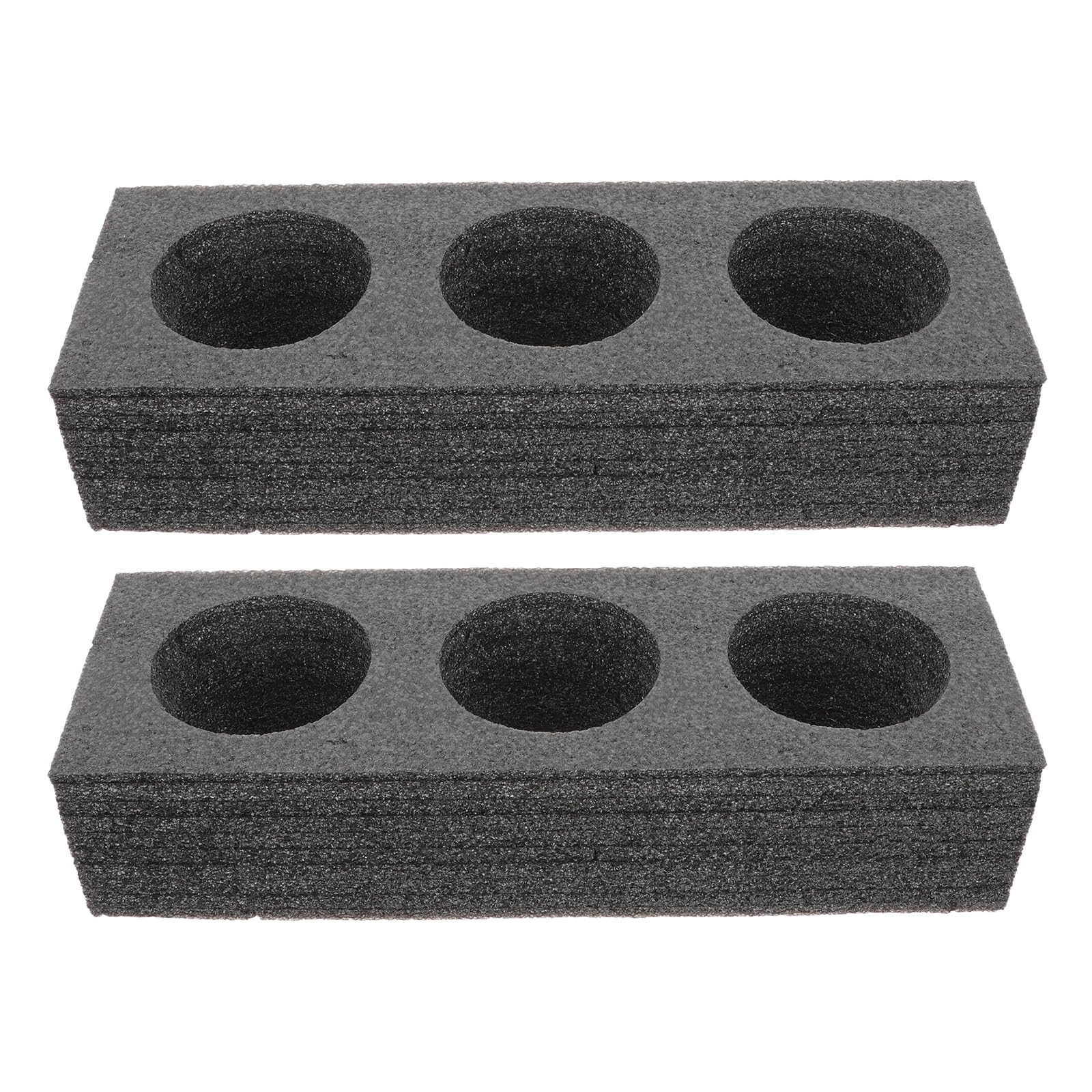 Housoutil Porte-Gobelet En Mousse Pour 3 Tasses Support De Tasse À Café Et Thé À Emporter Organisateur Pratique Pour Voiture Camping-Car Et Bateau 11.6X3.9X2.6 Pouces