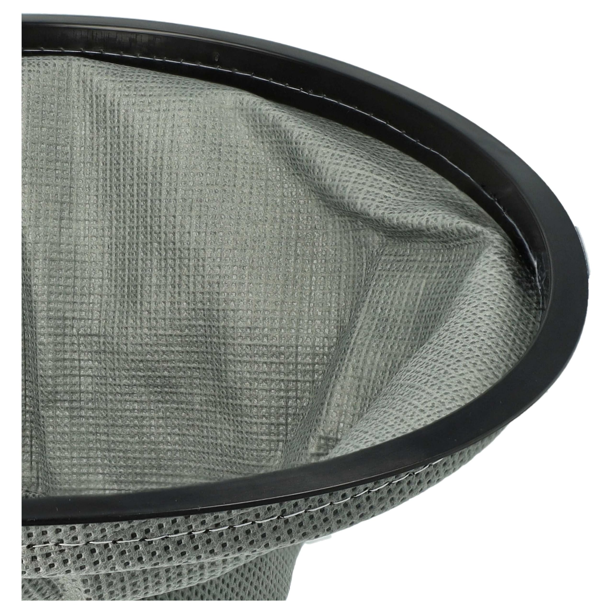 vhbw 5x filtro a sacco compatibile con Güde GA 18-1200, GA 18-1200.1R aspiratore per camino, aspiracenere - Filtro di ricambio, lavabile nero/grigi